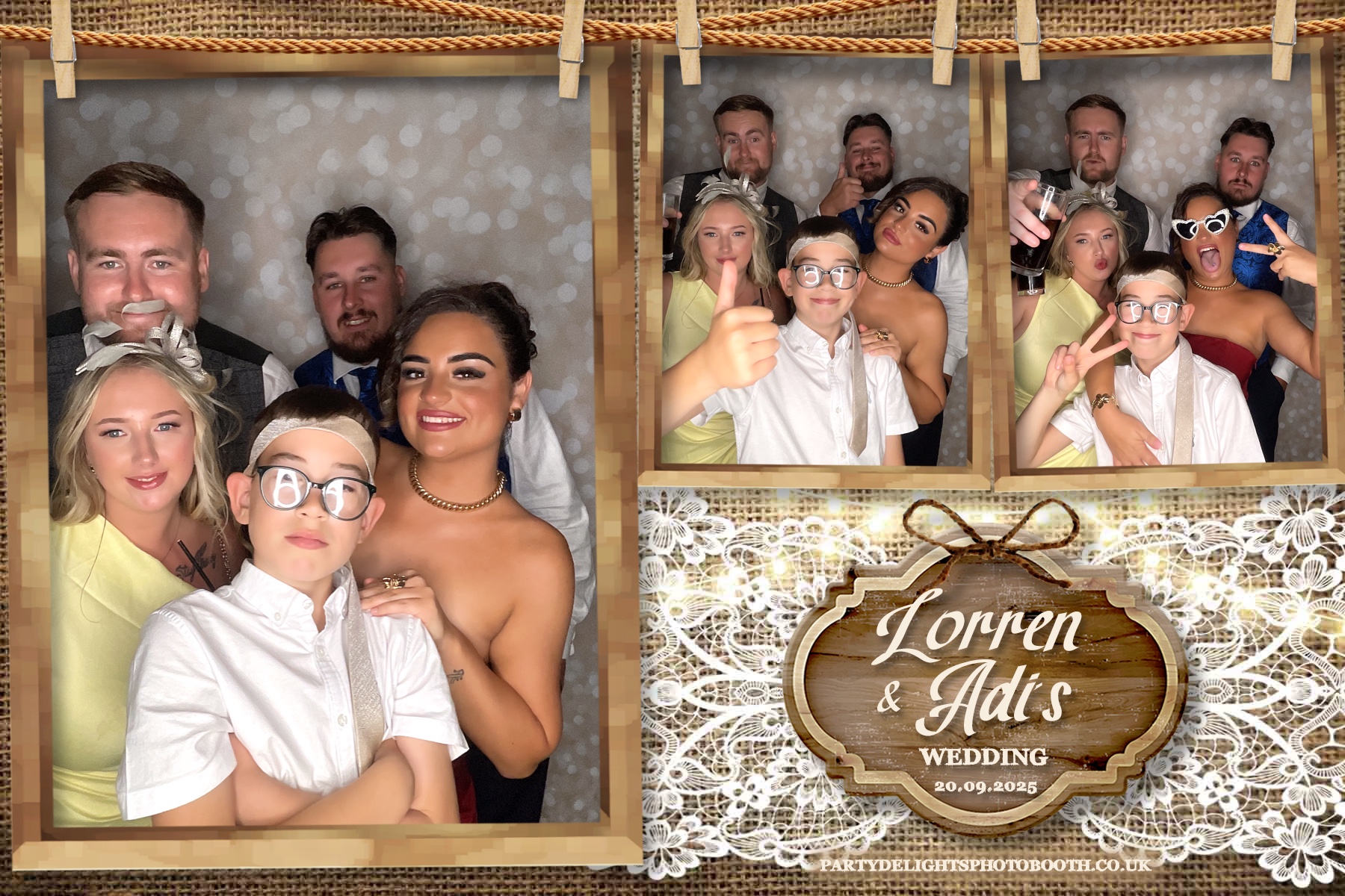 Lorren & Adi’s wedding | View more photos from the event at gallery.partydelightsphotobooth.co.uk/u/PartyDelightsPhotoBooth/Lorren-Adi’s-wedding