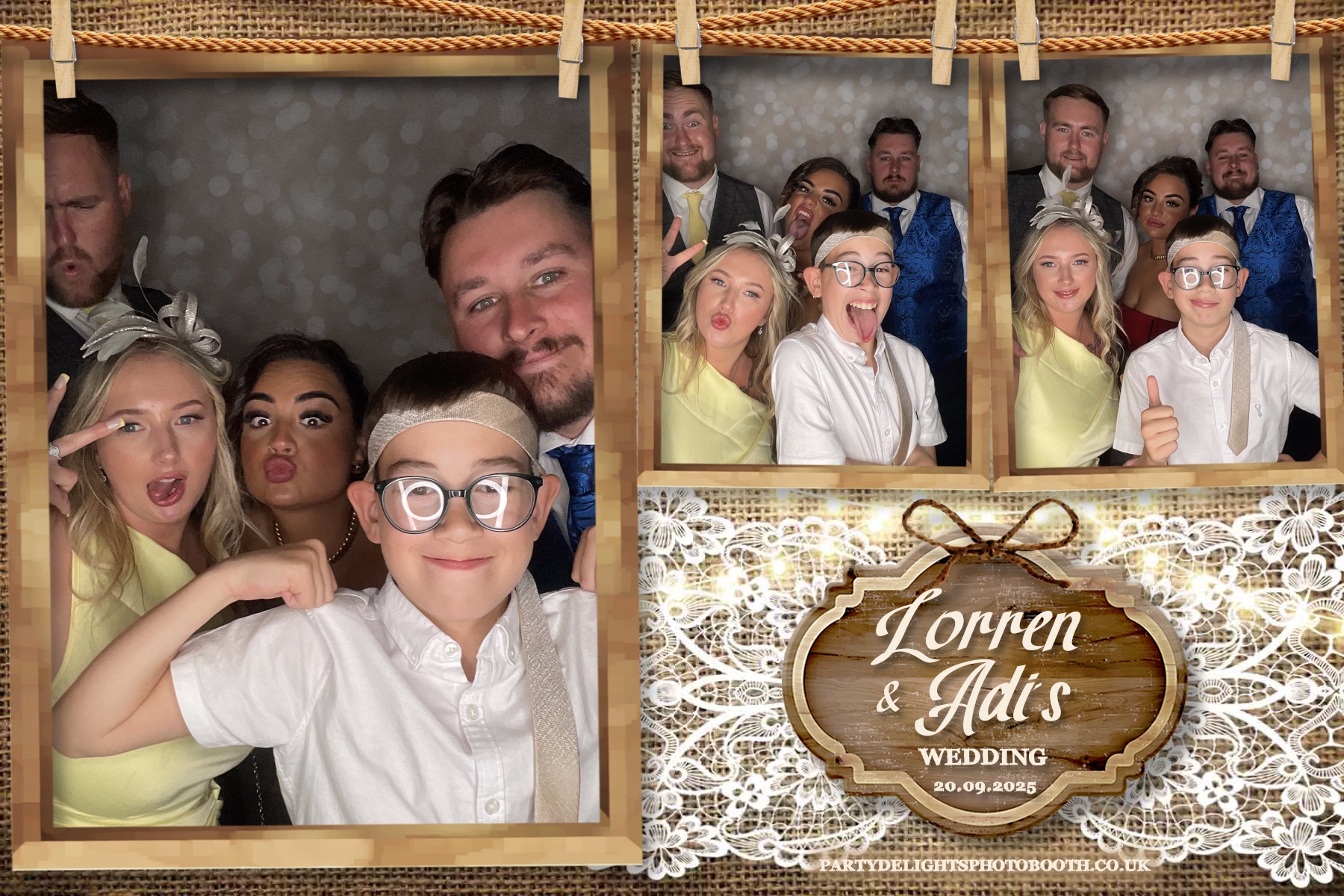 Lorren & Adi’s wedding | View more photos from the event at gallery.partydelightsphotobooth.co.uk/u/PartyDelightsPhotoBooth/Lorren-Adi’s-wedding