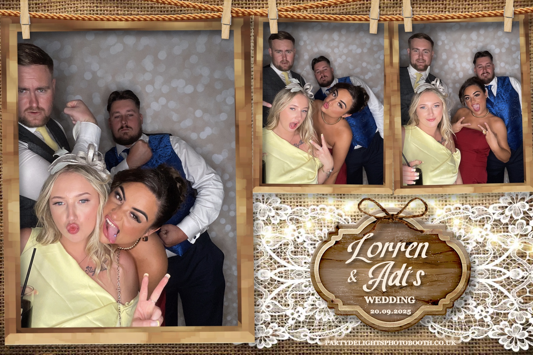 Lorren & Adi’s wedding | View more photos from the event at gallery.partydelightsphotobooth.co.uk/u/PartyDelightsPhotoBooth/Lorren-Adi’s-wedding