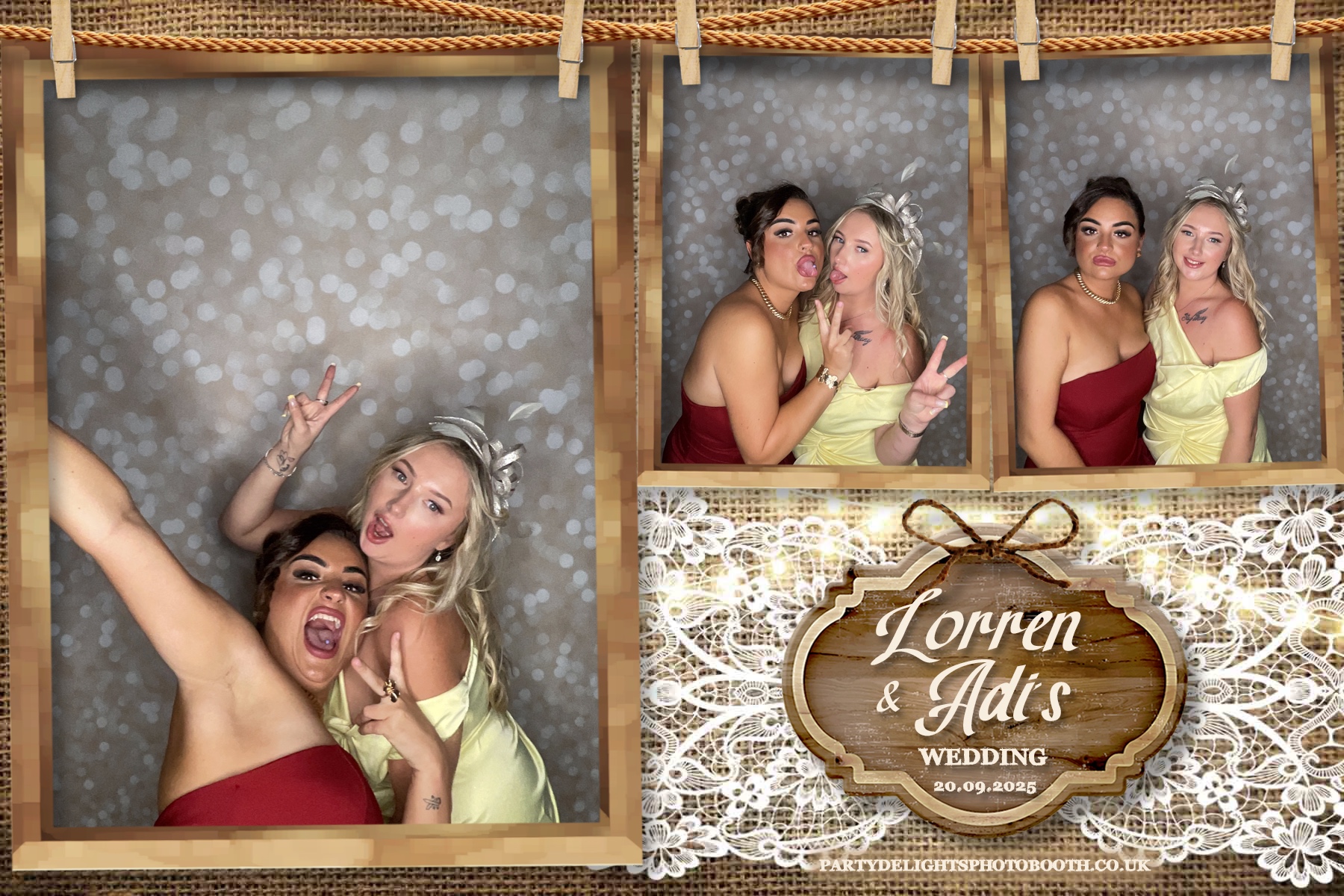Lorren & Adi’s wedding | View more photos from the event at gallery.partydelightsphotobooth.co.uk/u/PartyDelightsPhotoBooth/Lorren-Adi’s-wedding