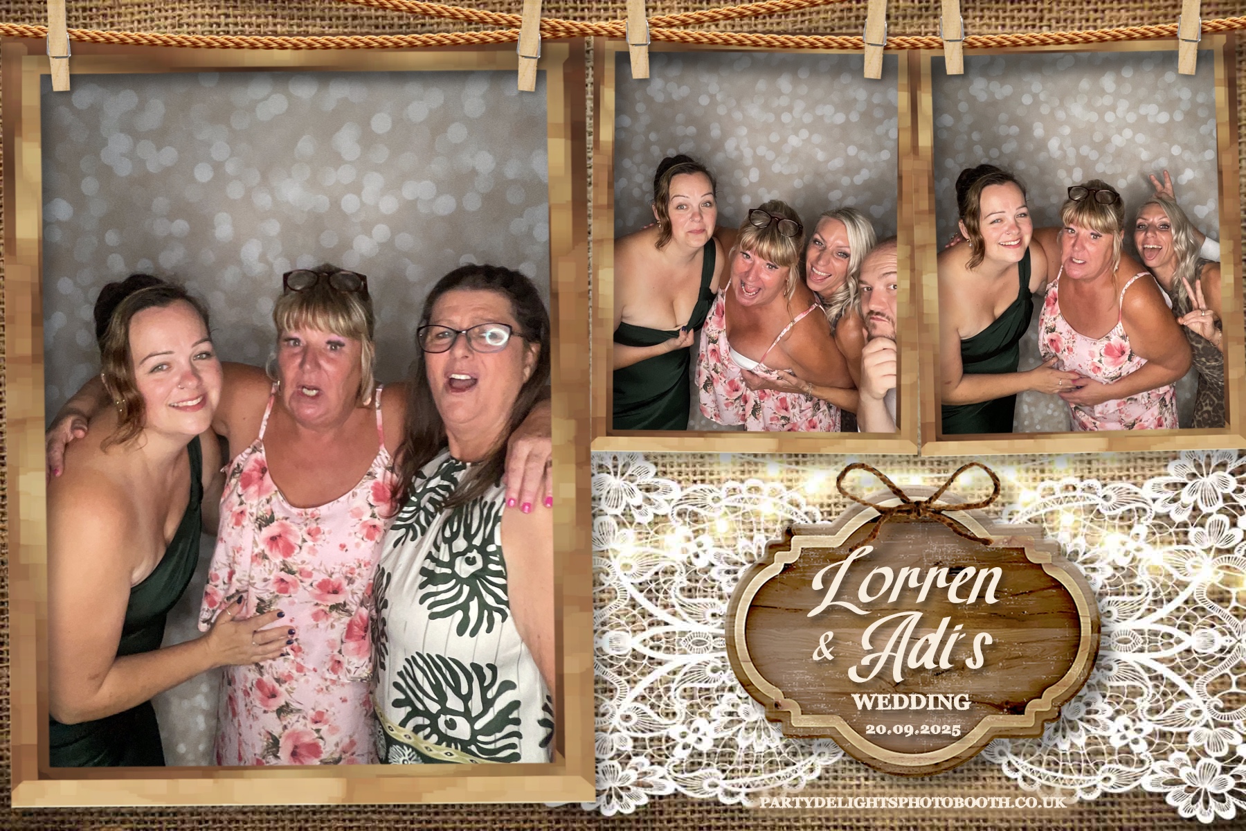 Lorren & Adi’s wedding | View more photos from the event at gallery.partydelightsphotobooth.co.uk/u/PartyDelightsPhotoBooth/Lorren-Adi’s-wedding