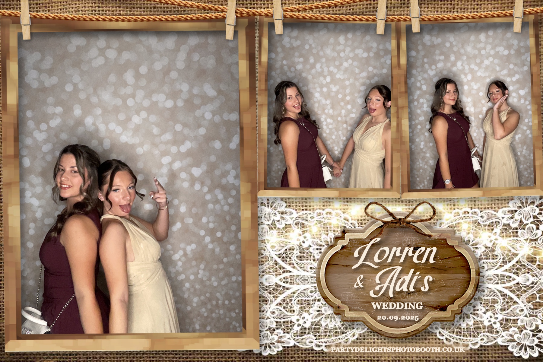 Lorren & Adi’s wedding | View more photos from the event at gallery.partydelightsphotobooth.co.uk/u/PartyDelightsPhotoBooth/Lorren-Adi’s-wedding