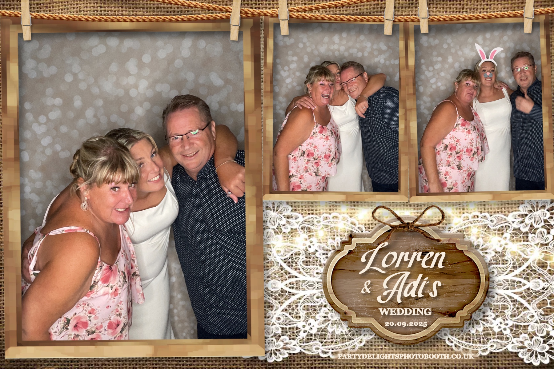 Lorren & Adi’s wedding | View more photos from the event at gallery.partydelightsphotobooth.co.uk/u/PartyDelightsPhotoBooth/Lorren-Adi’s-wedding