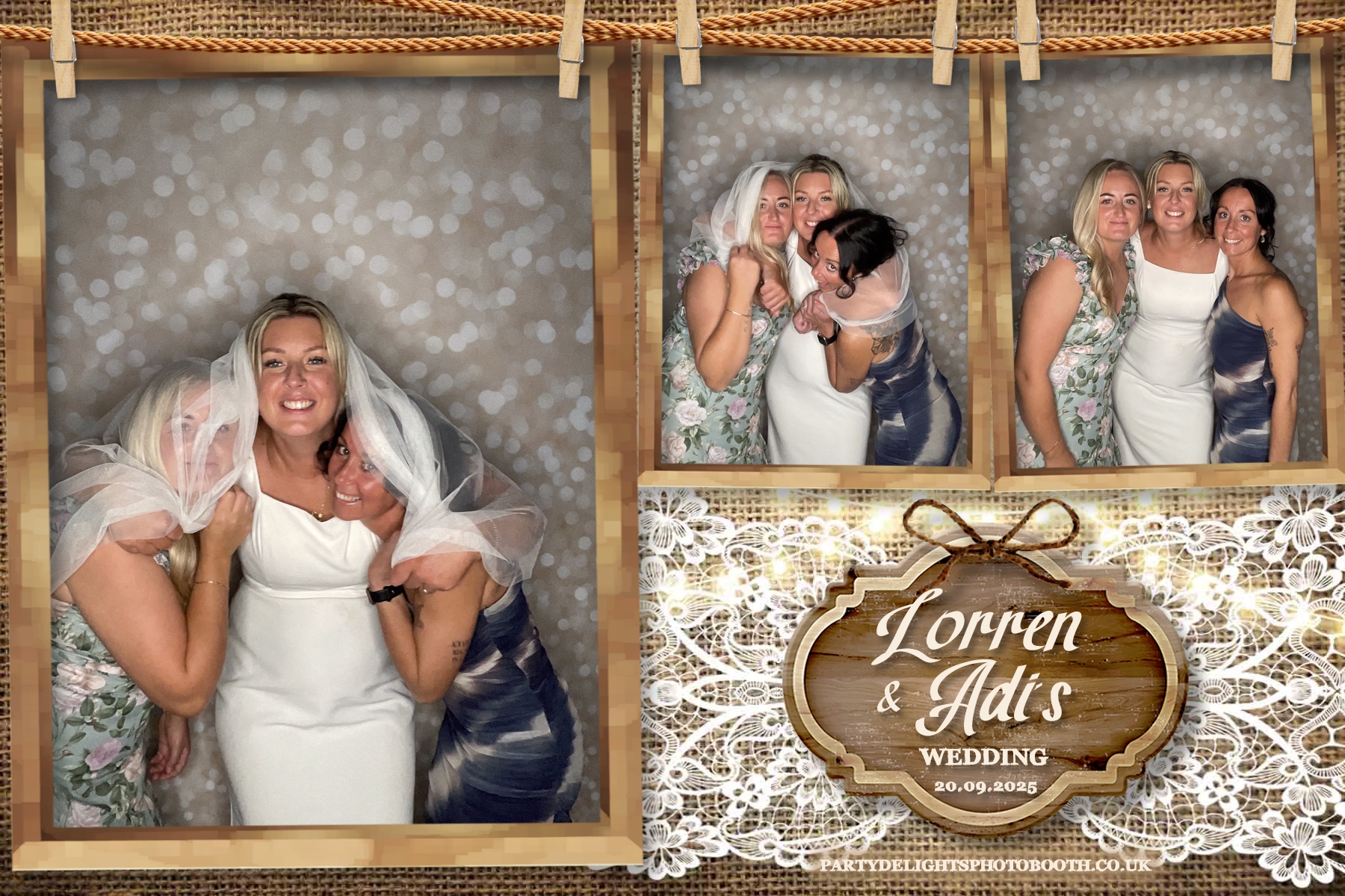 Lorren & Adi’s wedding | View more photos from the event at gallery.partydelightsphotobooth.co.uk/u/PartyDelightsPhotoBooth/Lorren-Adi’s-wedding