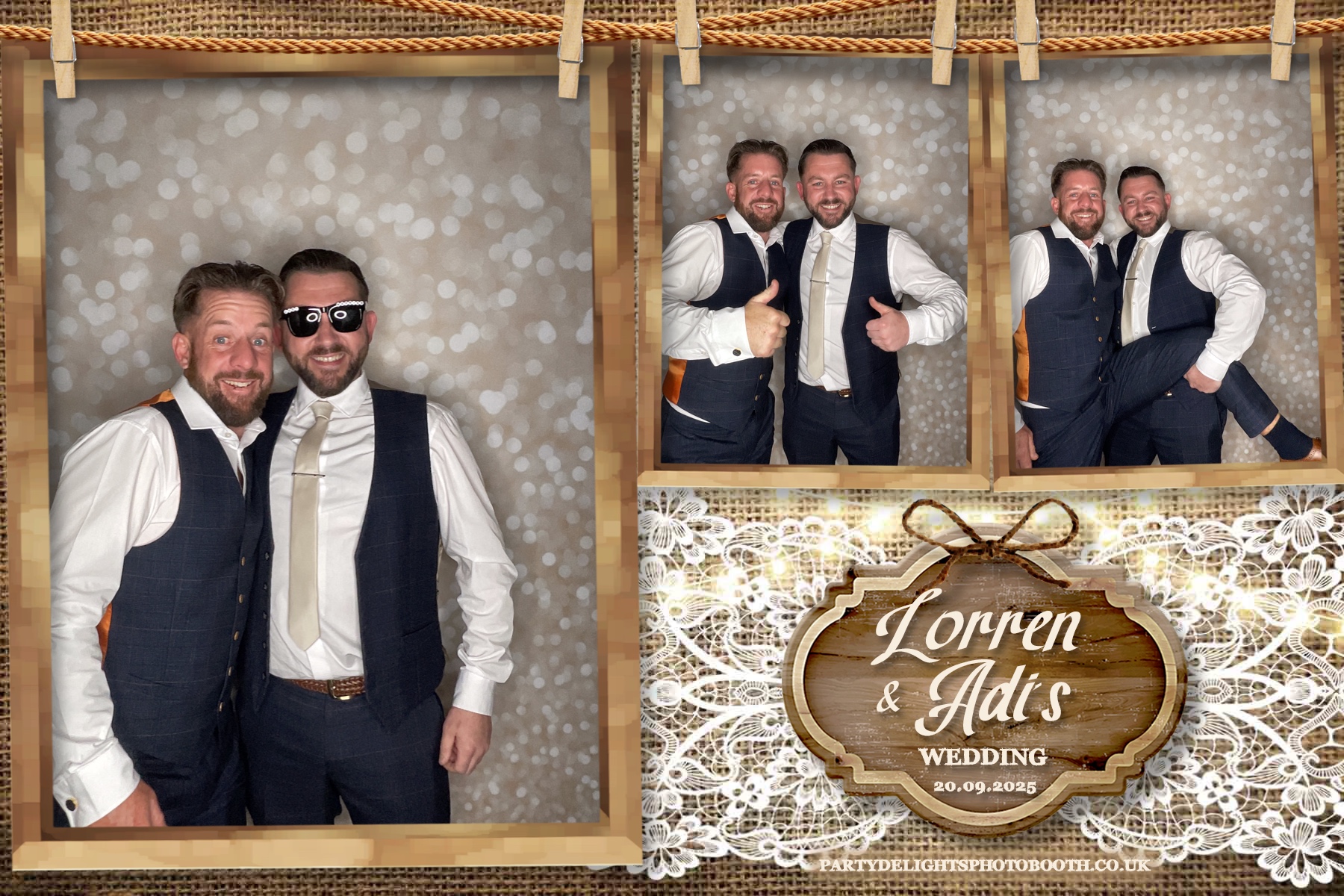 Lorren & Adi’s wedding | View more photos from the event at gallery.partydelightsphotobooth.co.uk/u/PartyDelightsPhotoBooth/Lorren-Adi’s-wedding