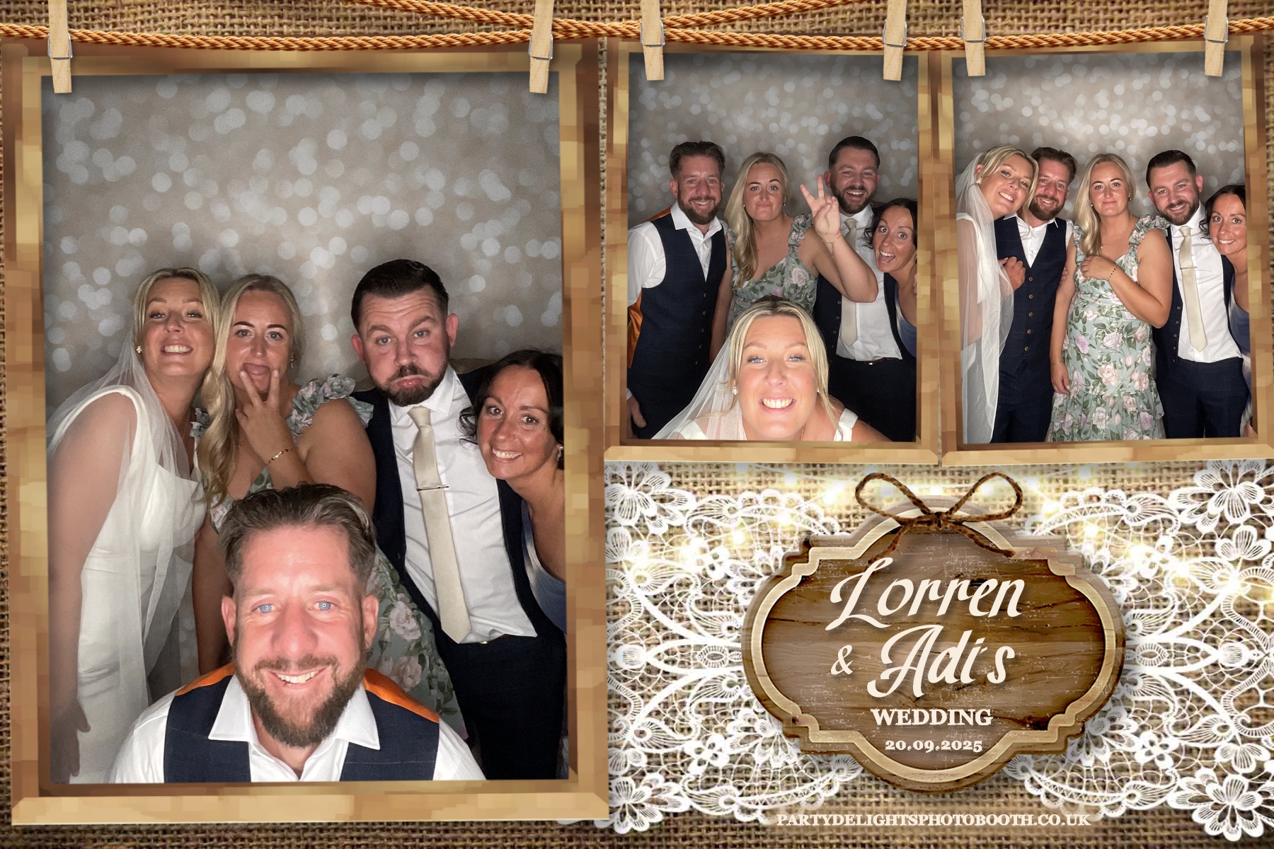 Lorren & Adi’s wedding | View more photos from the event at gallery.partydelightsphotobooth.co.uk/u/PartyDelightsPhotoBooth/Lorren-Adi’s-wedding