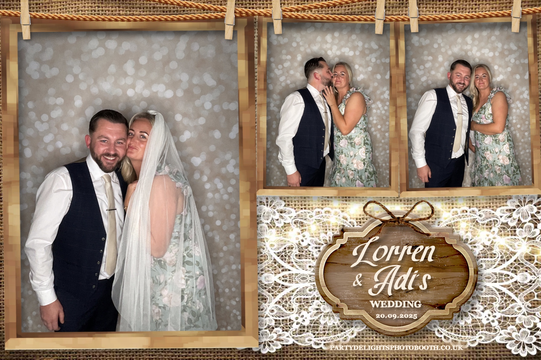 Lorren & Adi’s wedding | View more photos from the event at gallery.partydelightsphotobooth.co.uk/u/PartyDelightsPhotoBooth/Lorren-Adi’s-wedding