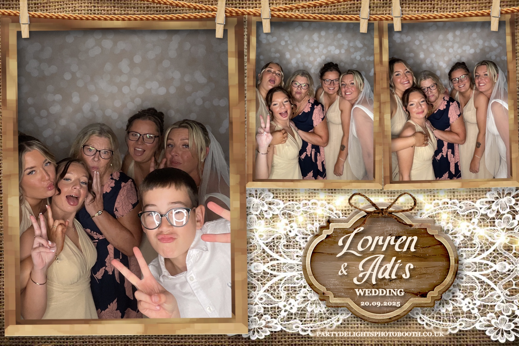 Lorren & Adi’s wedding | View more photos from the event at gallery.partydelightsphotobooth.co.uk/u/PartyDelightsPhotoBooth/Lorren-Adi’s-wedding