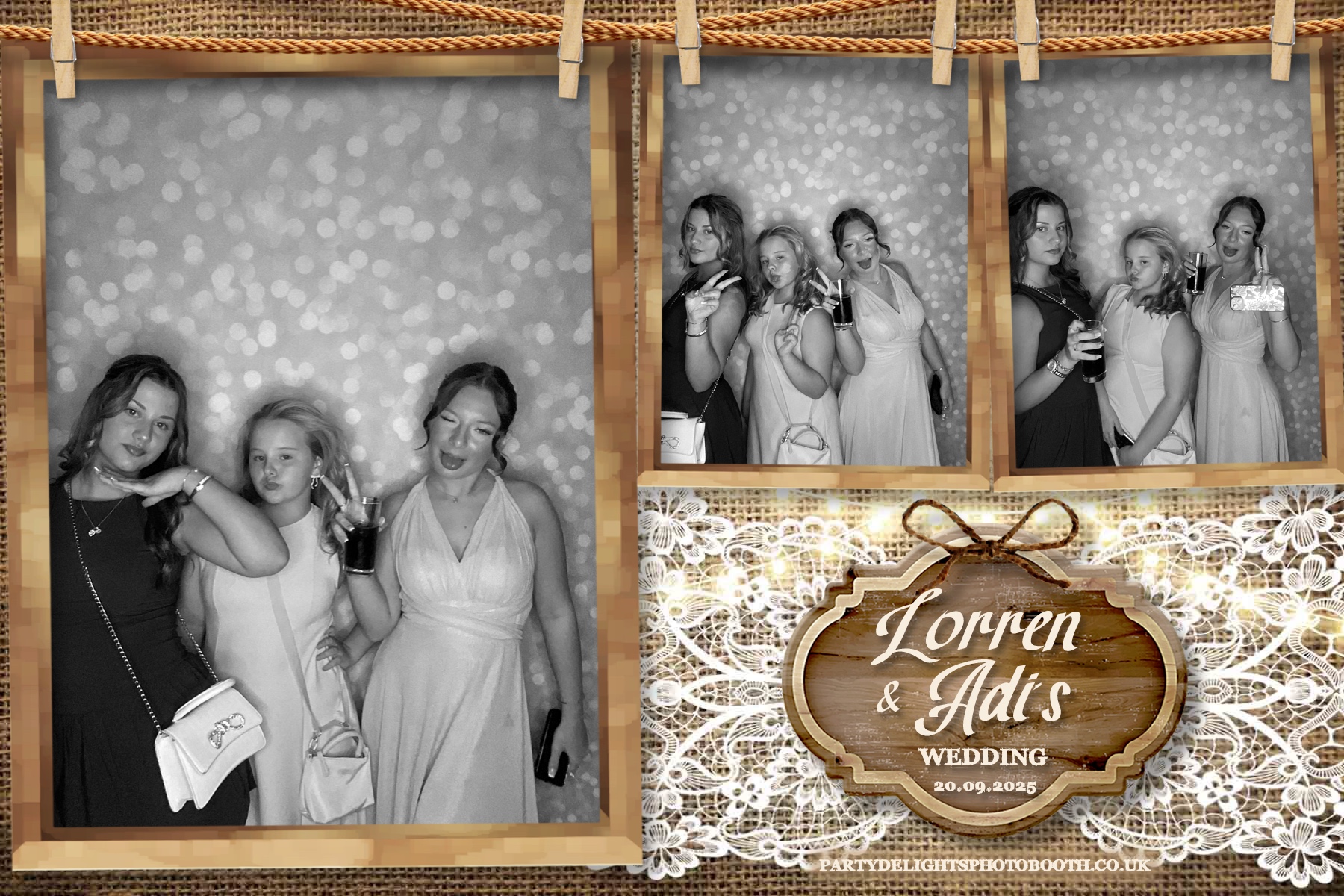 Lorren & Adi’s wedding | View more photos from the event at gallery.partydelightsphotobooth.co.uk/u/PartyDelightsPhotoBooth/Lorren-Adi’s-wedding