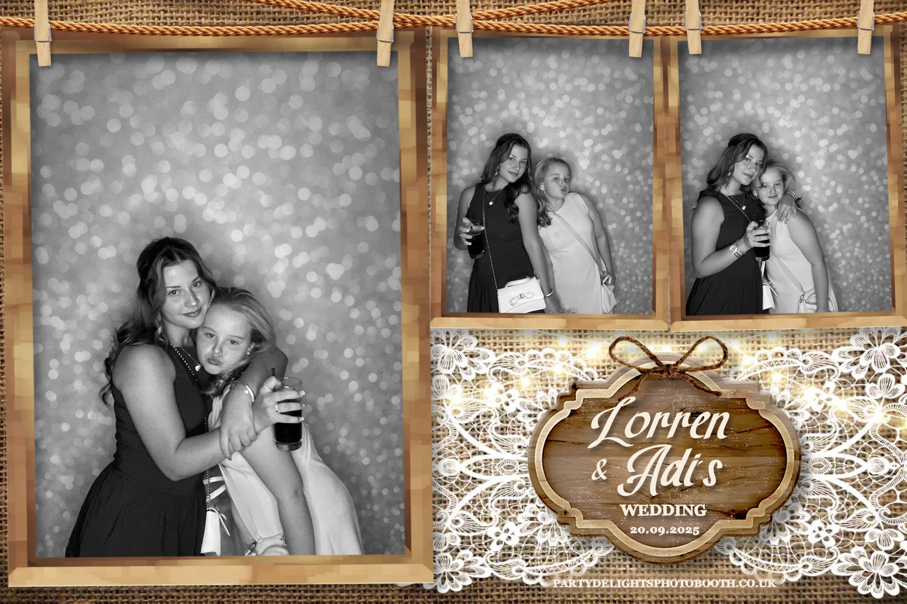 Lorren & Adi’s wedding | View more photos from the event at gallery.partydelightsphotobooth.co.uk/u/PartyDelightsPhotoBooth/Lorren-Adi’s-wedding
