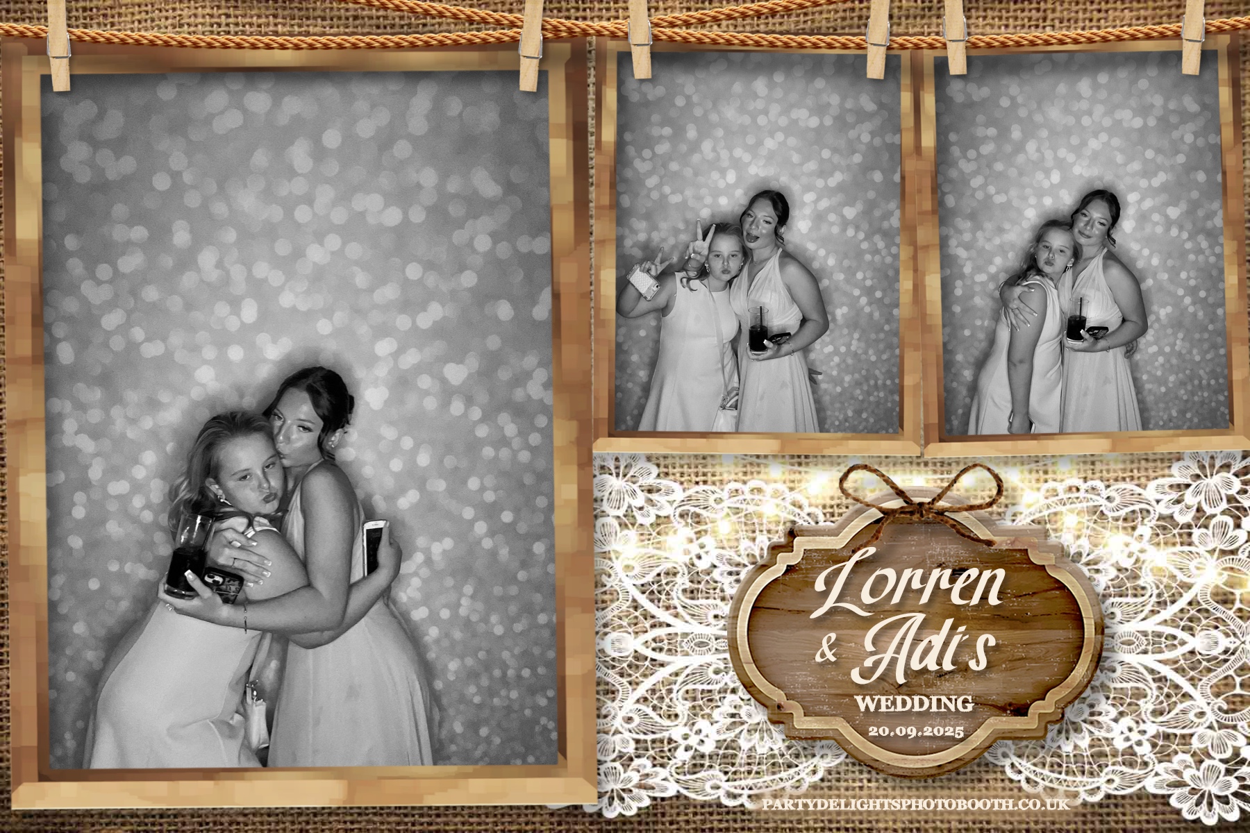 Lorren & Adi’s wedding | View more photos from the event at gallery.partydelightsphotobooth.co.uk/u/PartyDelightsPhotoBooth/Lorren-Adi’s-wedding