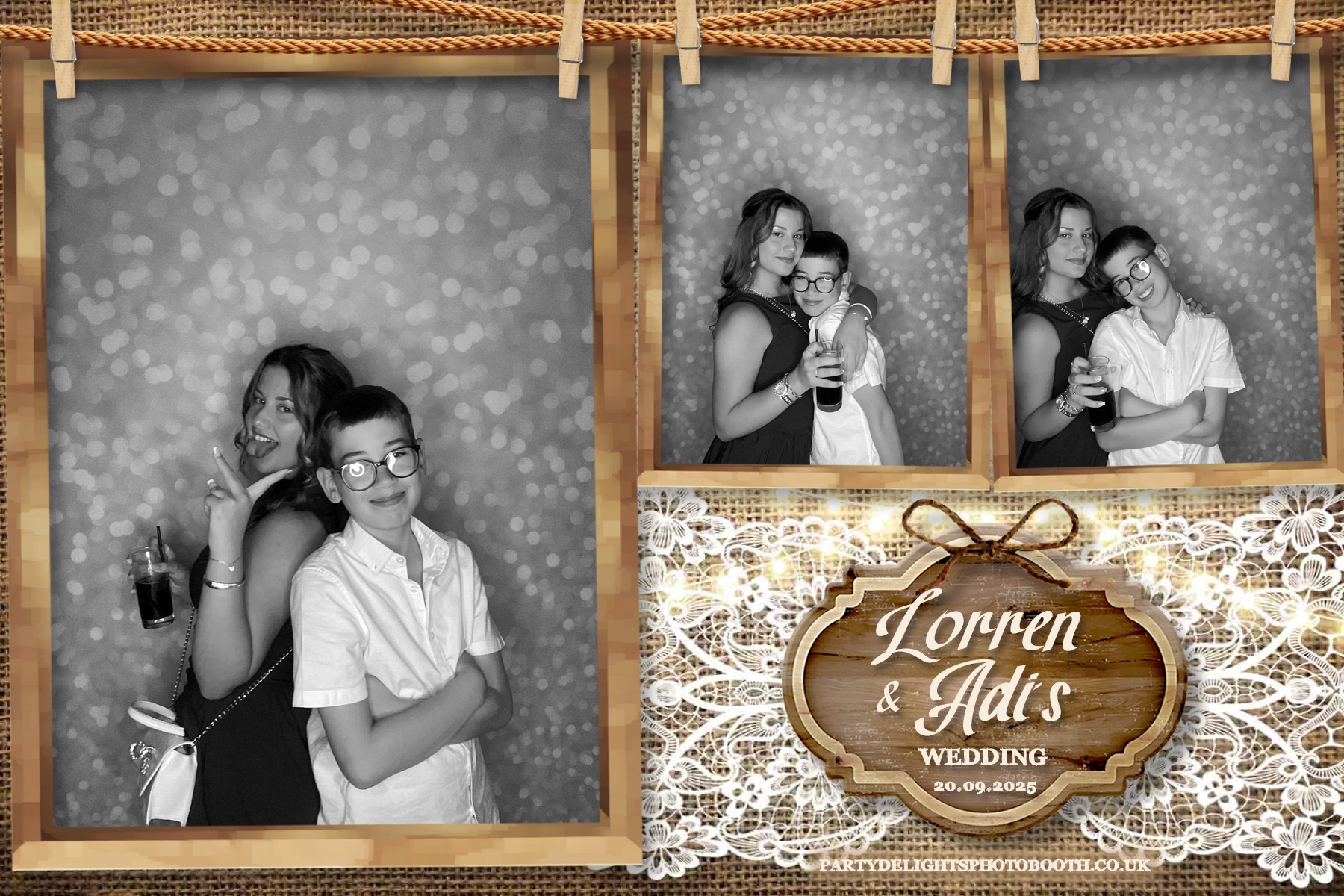Lorren & Adi’s wedding | View more photos from the event at gallery.partydelightsphotobooth.co.uk/u/PartyDelightsPhotoBooth/Lorren-Adi’s-wedding