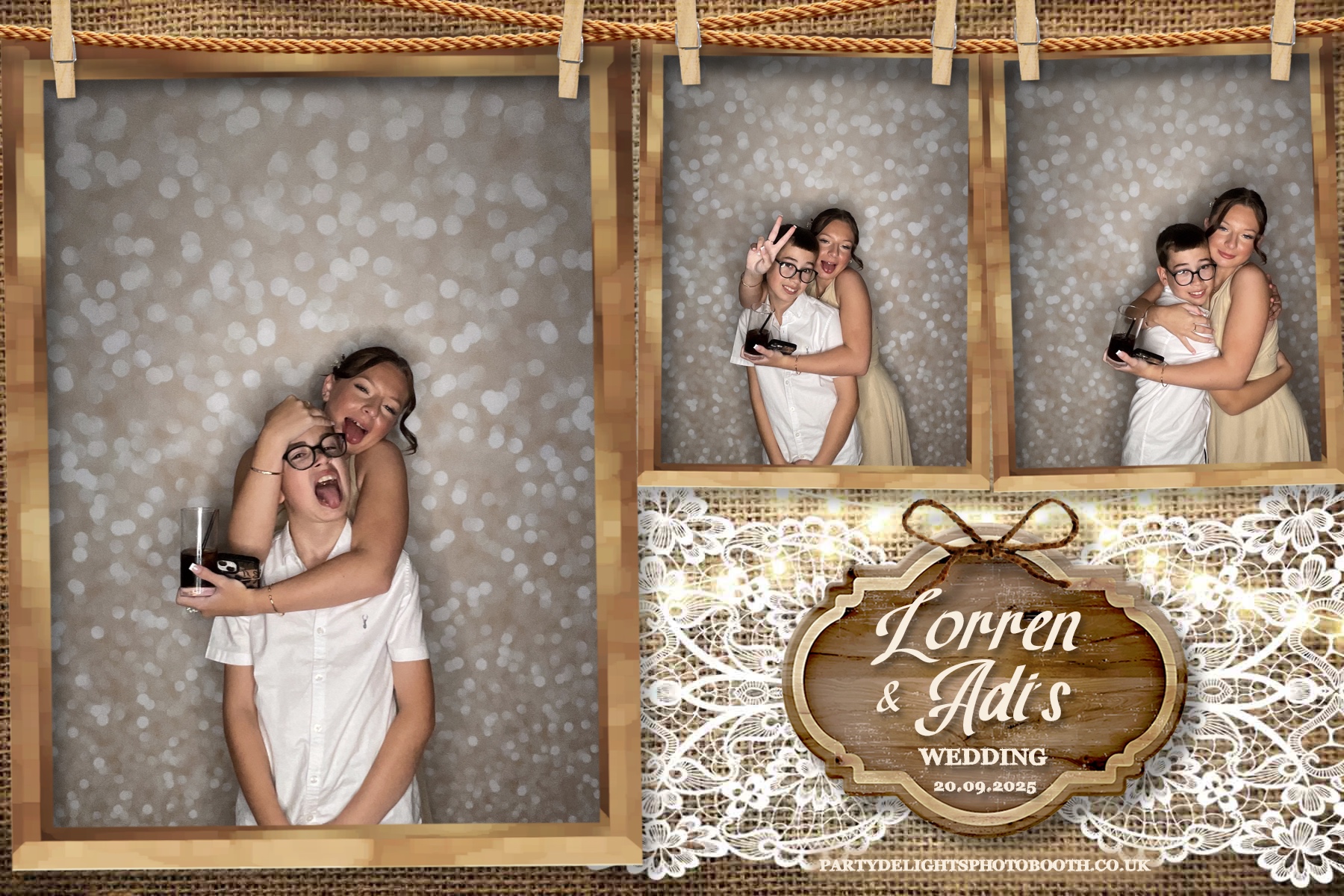 Lorren & Adi’s wedding | View more photos from the event at gallery.partydelightsphotobooth.co.uk/u/PartyDelightsPhotoBooth/Lorren-Adi’s-wedding