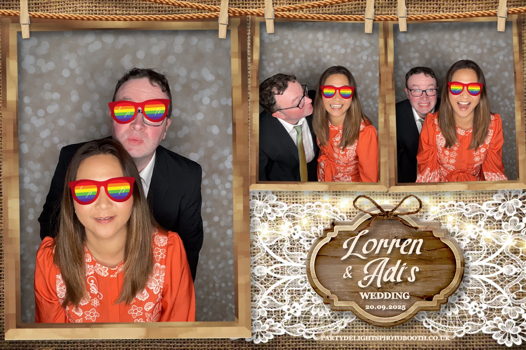 Lorren & Adi’s wedding | View more photos from the event at gallery.partydelightsphotobooth.co.uk/u/PartyDelightsPhotoBooth/Lorren-Adi’s-wedding