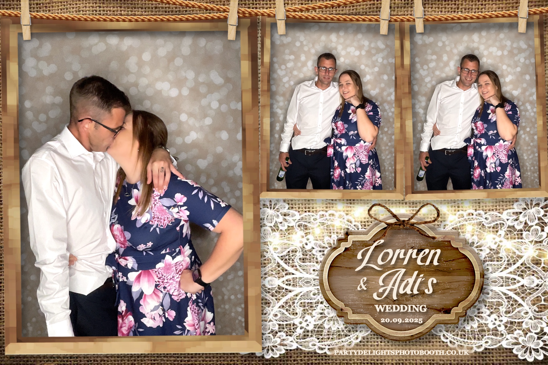 Lorren & Adi’s wedding | View more photos from the event at gallery.partydelightsphotobooth.co.uk/u/PartyDelightsPhotoBooth/Lorren-Adi’s-wedding