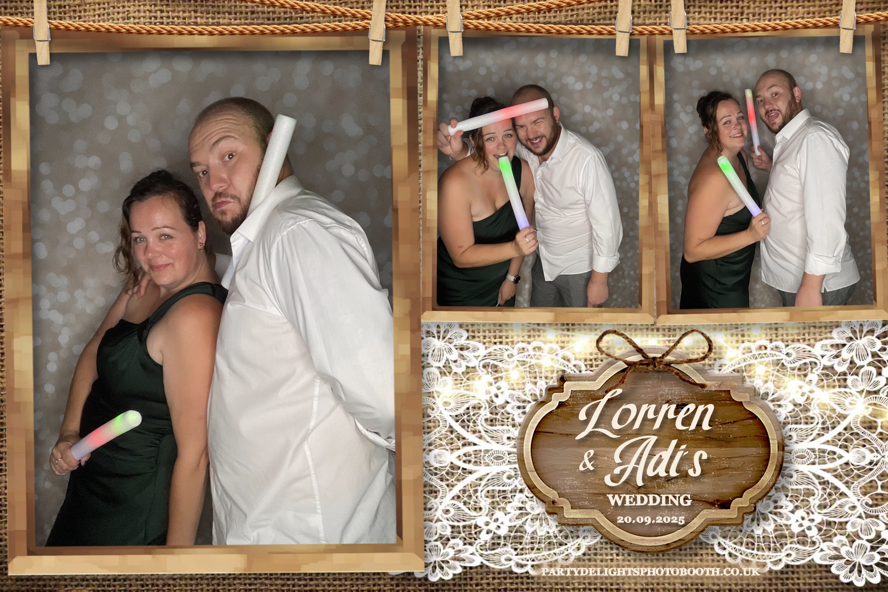 Lorren & Adi’s wedding | View more photos from the event at gallery.partydelightsphotobooth.co.uk/u/PartyDelightsPhotoBooth/Lorren-Adi’s-wedding