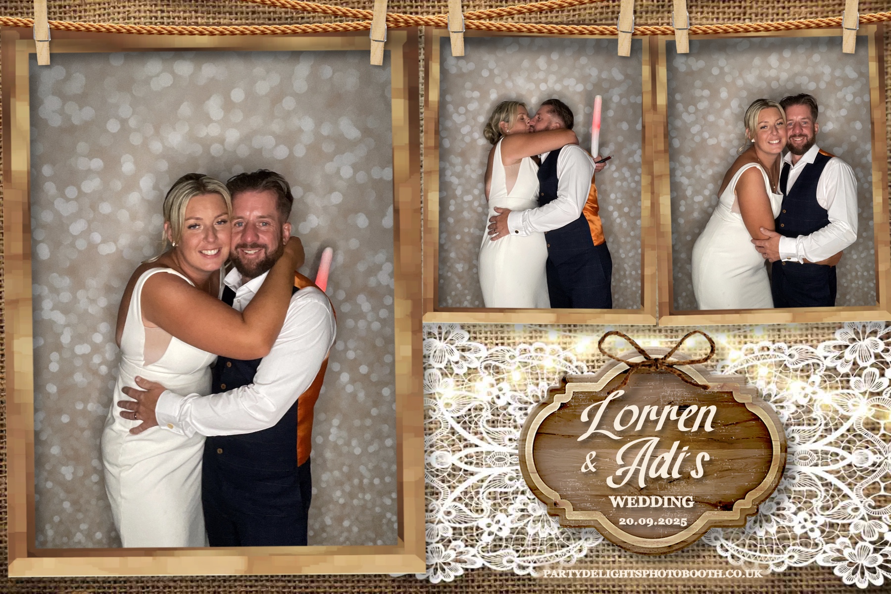 Lorren & Adi’s wedding | View more photos from the event at gallery.partydelightsphotobooth.co.uk/u/PartyDelightsPhotoBooth/Lorren-Adi’s-wedding