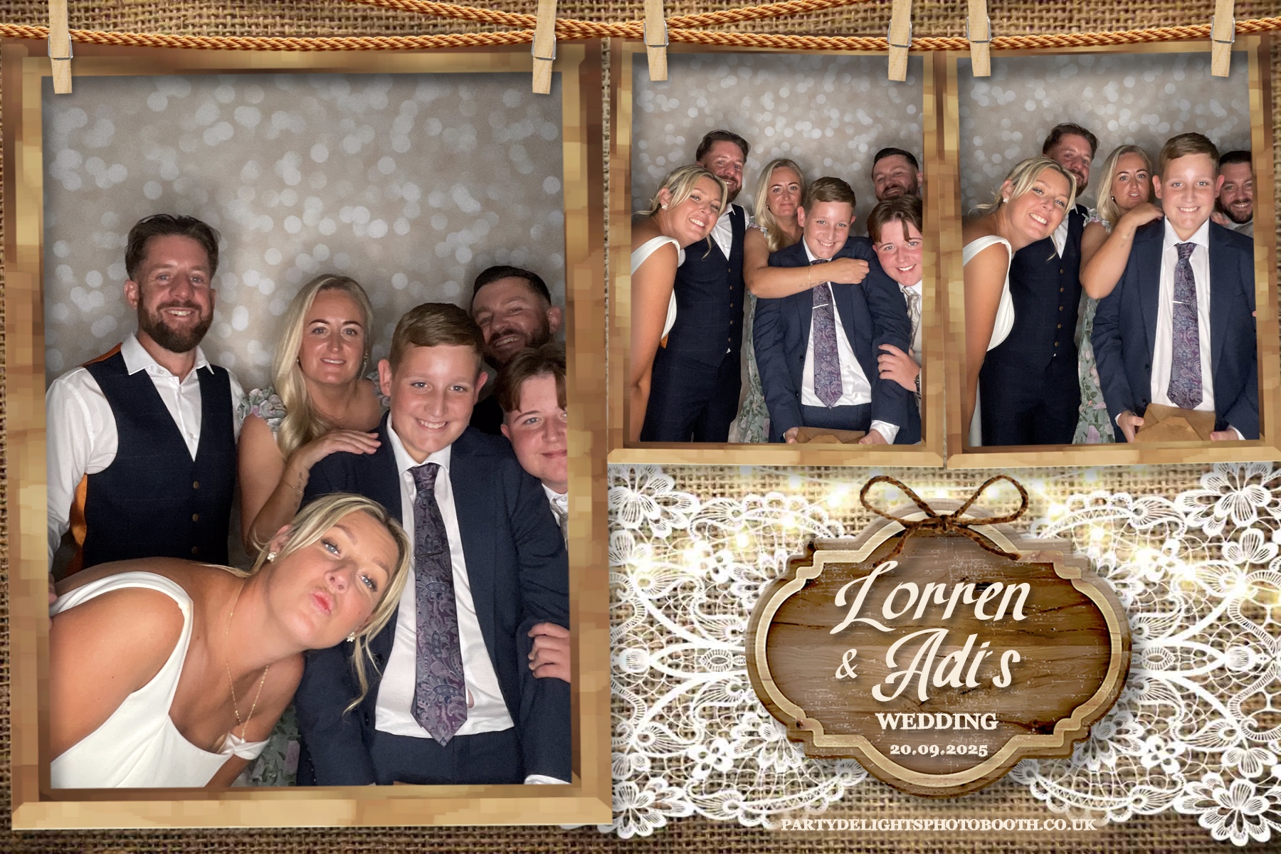 Lorren & Adi’s wedding | View more photos from the event at gallery.partydelightsphotobooth.co.uk/u/PartyDelightsPhotoBooth/Lorren-Adi’s-wedding