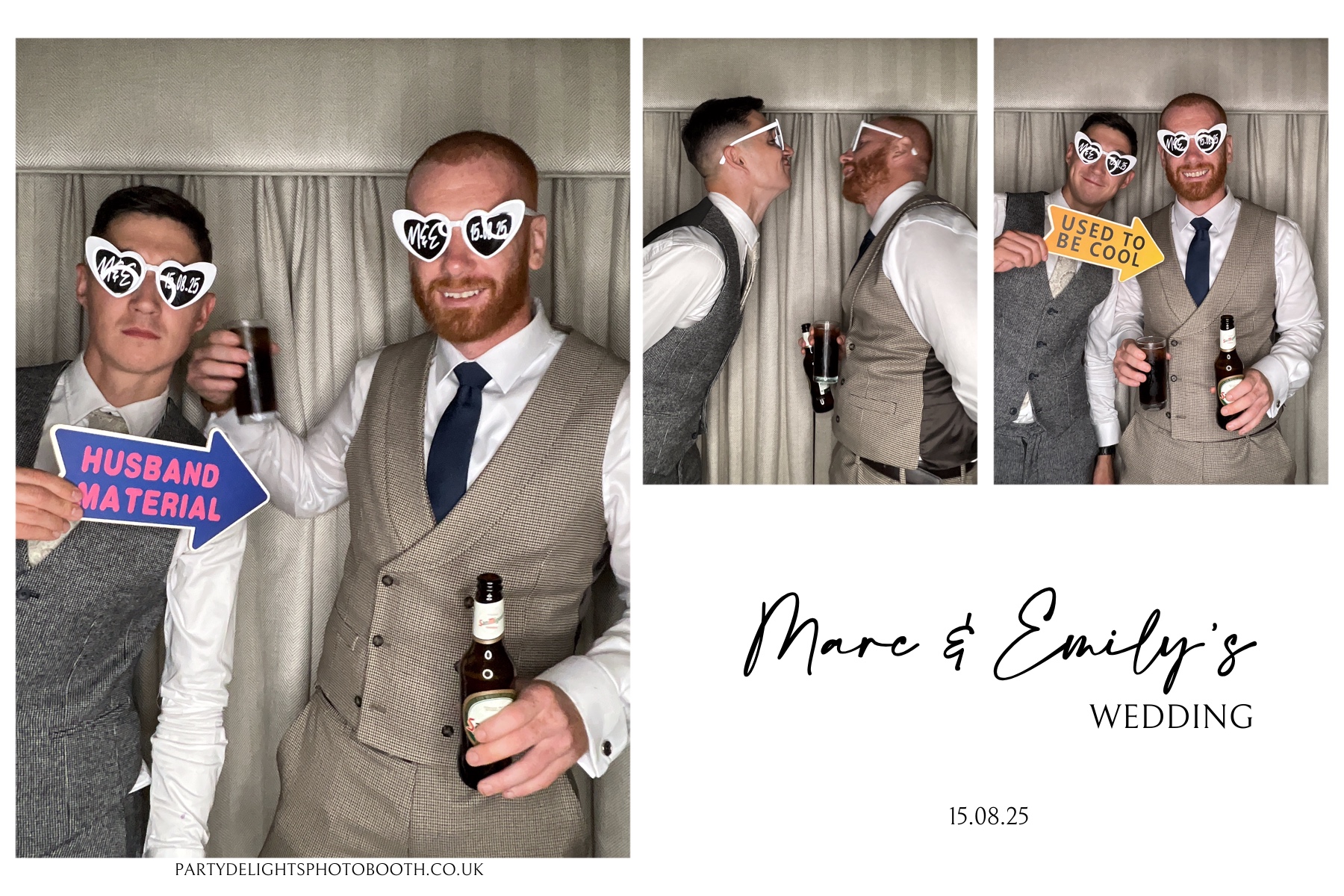 Marc and Emily's wedding | View more photos from the event at gallery.partydelightsphotobooth.co.uk/u/PartyDelightsPhotoBooth/Marc-and-Emilys-wedding