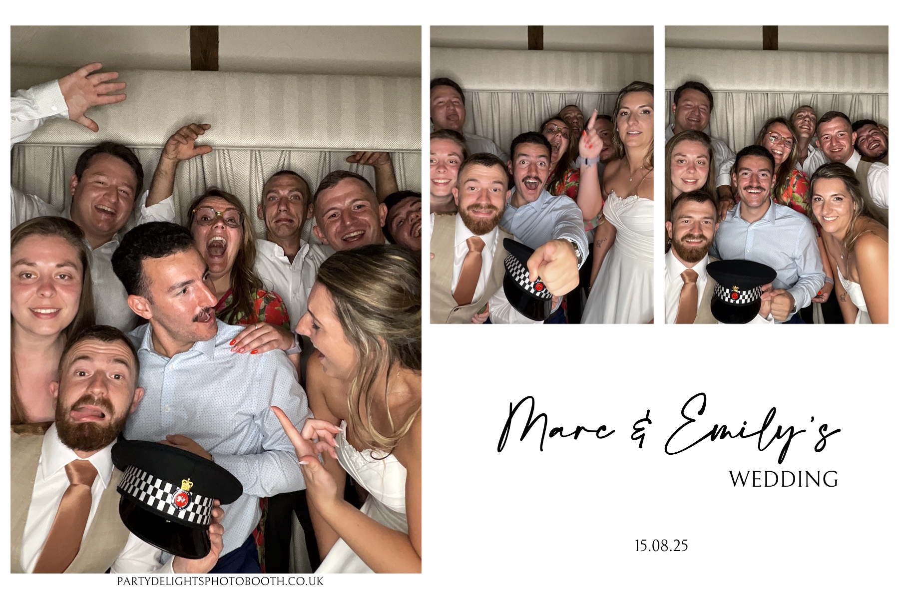 Marc and Emily's wedding | View more photos from the event at gallery.partydelightsphotobooth.co.uk/u/PartyDelightsPhotoBooth/Marc-and-Emilys-wedding