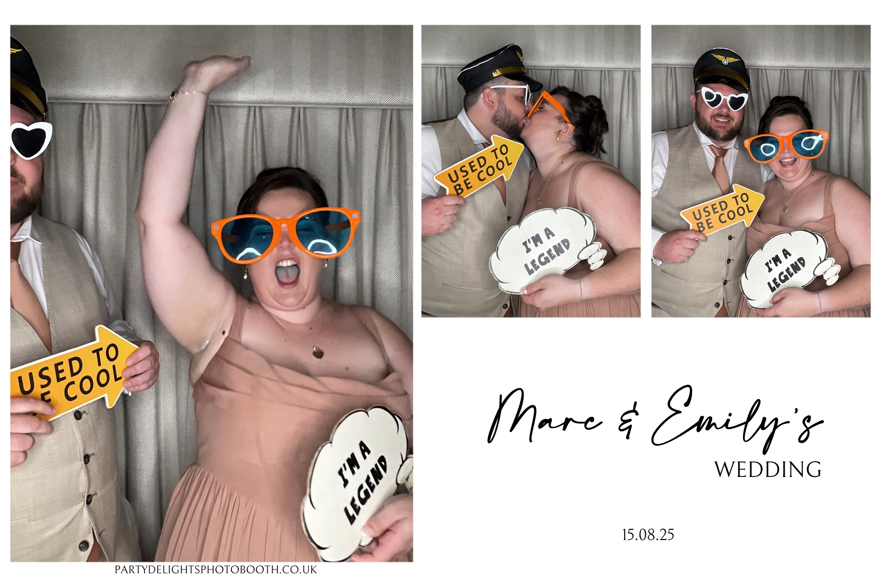 Marc and Emily's wedding | View more photos from the event at gallery.partydelightsphotobooth.co.uk/u/PartyDelightsPhotoBooth/Marc-and-Emilys-wedding