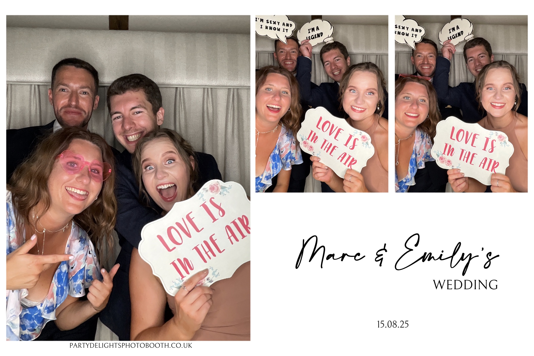 Marc and Emily's wedding | View more photos from the event at gallery.partydelightsphotobooth.co.uk/u/PartyDelightsPhotoBooth/Marc-and-Emilys-wedding