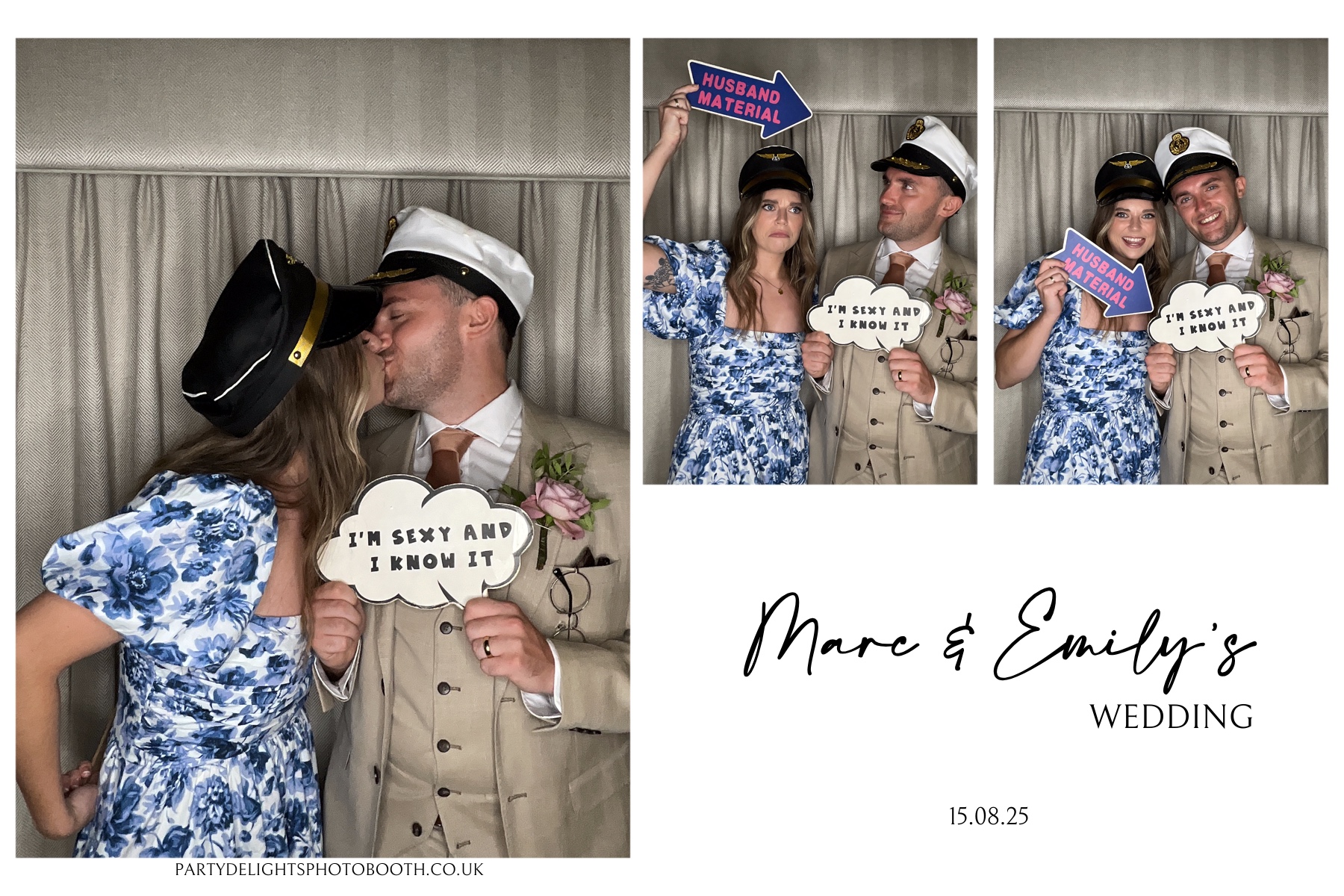 Marc and Emily's wedding | View more photos from the event at gallery.partydelightsphotobooth.co.uk/u/PartyDelightsPhotoBooth/Marc-and-Emilys-wedding