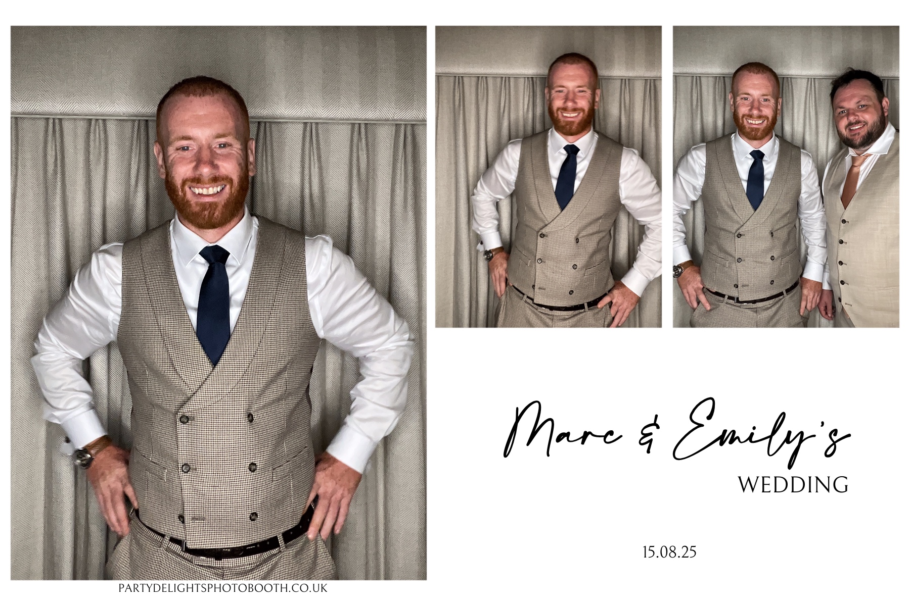 Marc and Emily's wedding | View more photos from the event at gallery.partydelightsphotobooth.co.uk/u/PartyDelightsPhotoBooth/Marc-and-Emilys-wedding