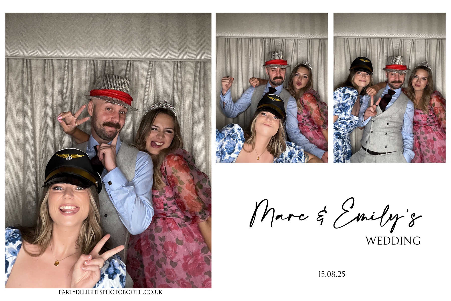 Marc and Emily's wedding | View more photos from the event at gallery.partydelightsphotobooth.co.uk/u/PartyDelightsPhotoBooth/Marc-and-Emilys-wedding