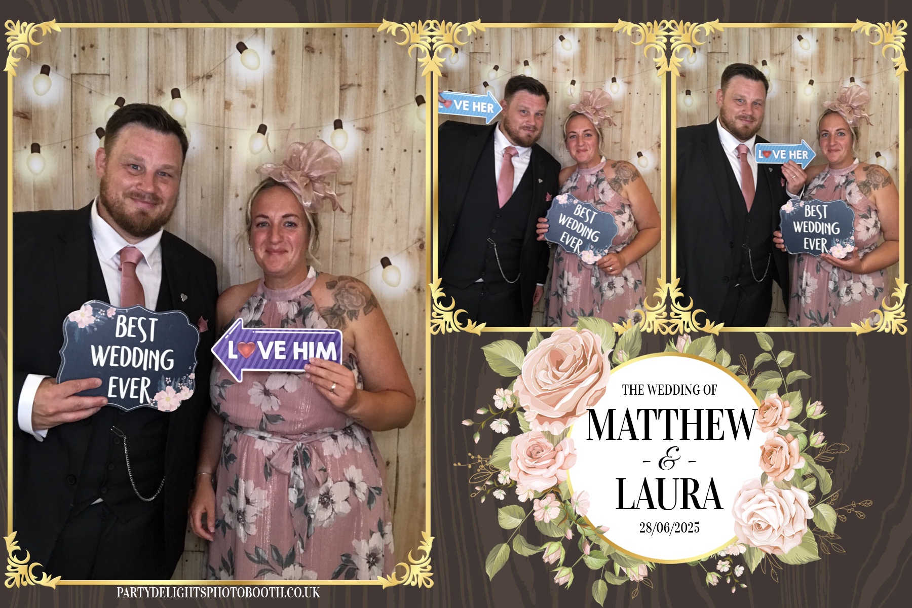 Matthew & Laura's Wedding | View more photos from the event at gallery.partydelightsphotobooth.co.uk/u/PartyDelightsPhotoBooth/Matthew-Lauras-Wedding