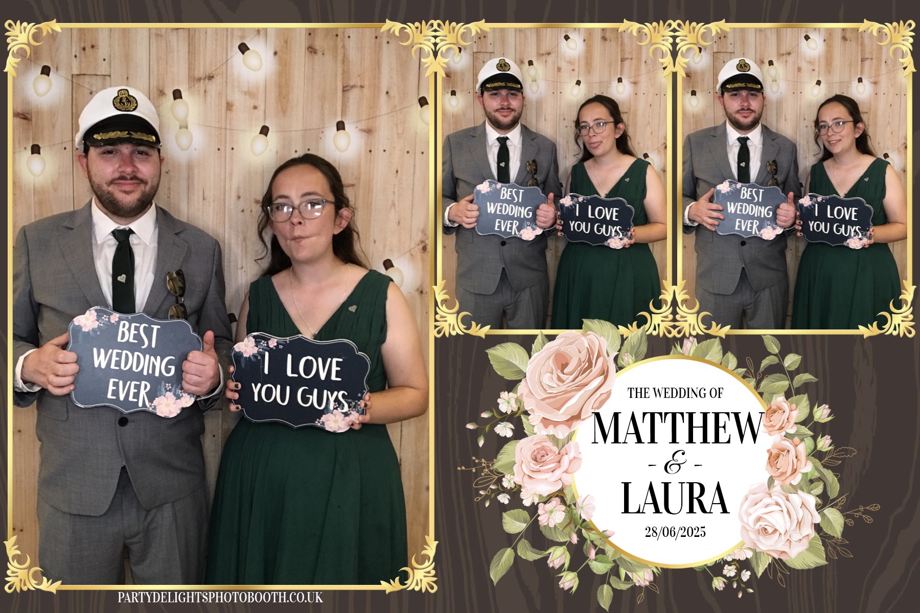 Matthew & Laura's Wedding | View more photos from the event at gallery.partydelightsphotobooth.co.uk/u/PartyDelightsPhotoBooth/Matthew-Lauras-Wedding