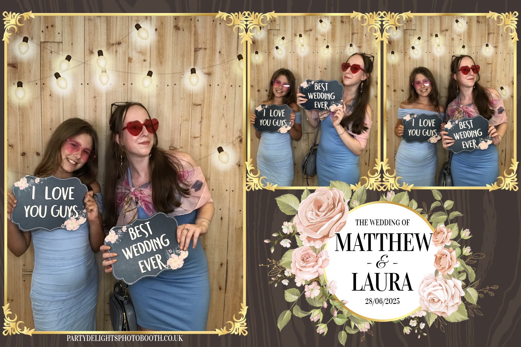 Matthew & Laura's Wedding | View more photos from the event at gallery.partydelightsphotobooth.co.uk/u/PartyDelightsPhotoBooth/Matthew-Lauras-Wedding