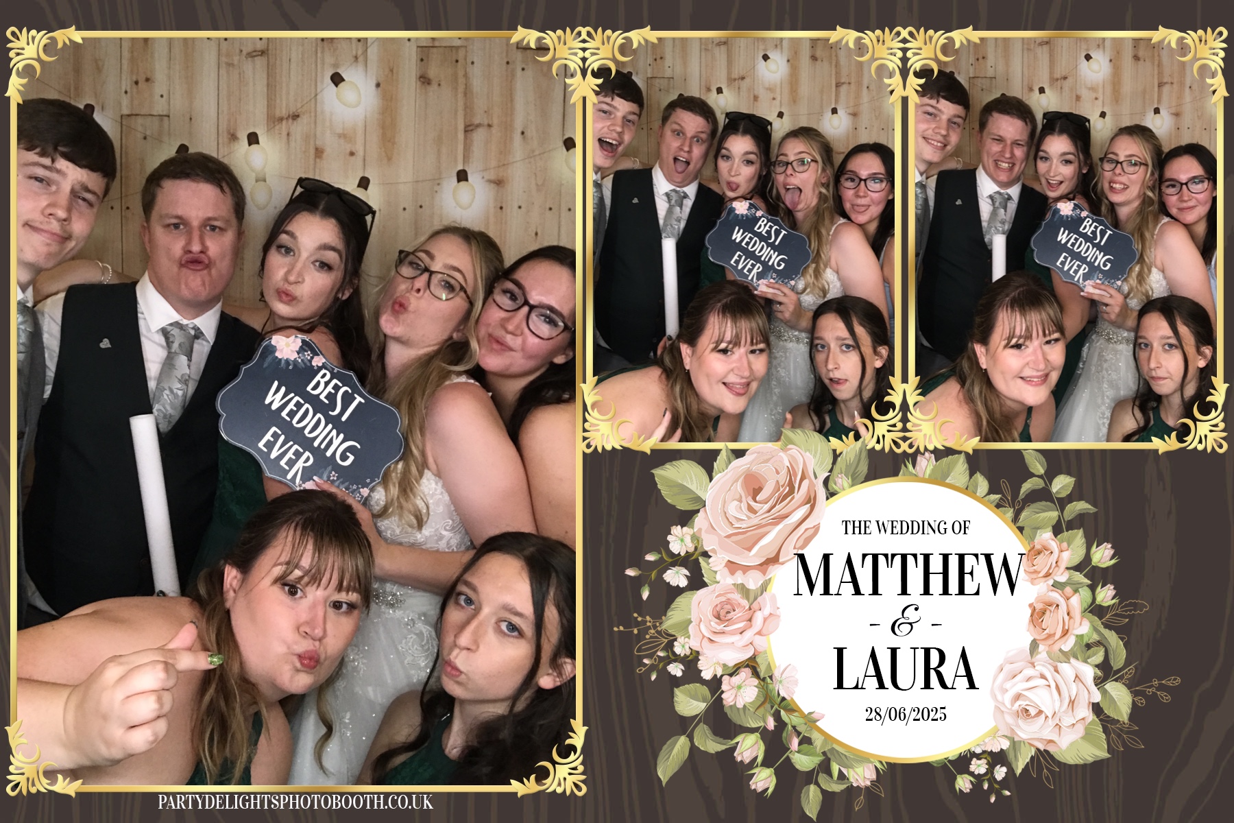 Matthew & Laura's Wedding | View more photos from the event at gallery.partydelightsphotobooth.co.uk/u/PartyDelightsPhotoBooth/Matthew-Lauras-Wedding