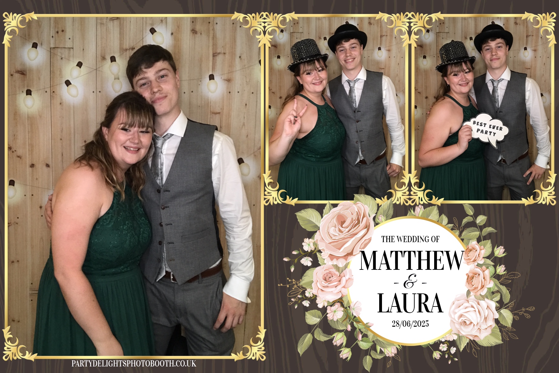 Matthew & Laura's Wedding | View more photos from the event at gallery.partydelightsphotobooth.co.uk/u/PartyDelightsPhotoBooth/Matthew-Lauras-Wedding