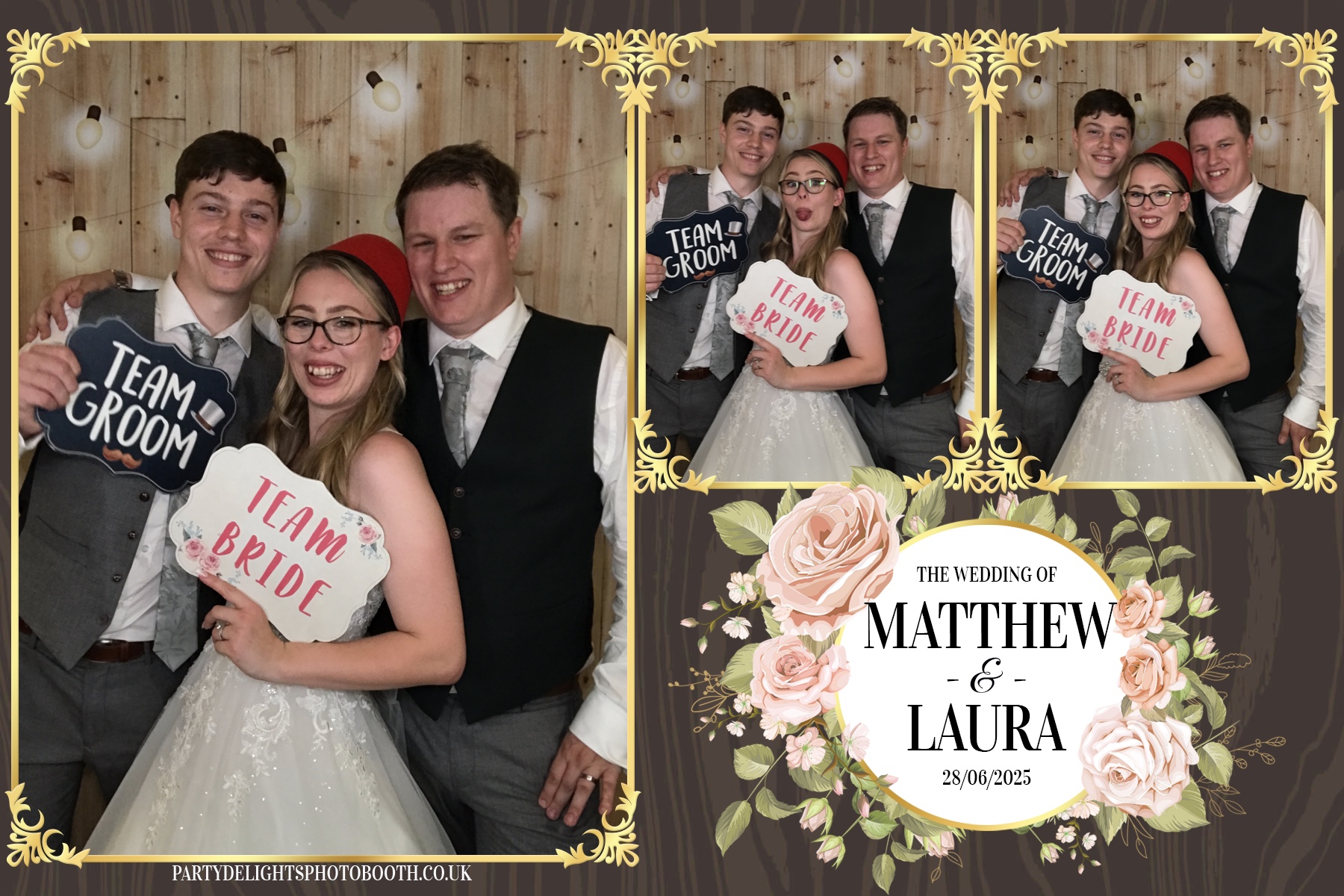 Matthew & Laura's Wedding | View more photos from the event at gallery.partydelightsphotobooth.co.uk/u/PartyDelightsPhotoBooth/Matthew-Lauras-Wedding
