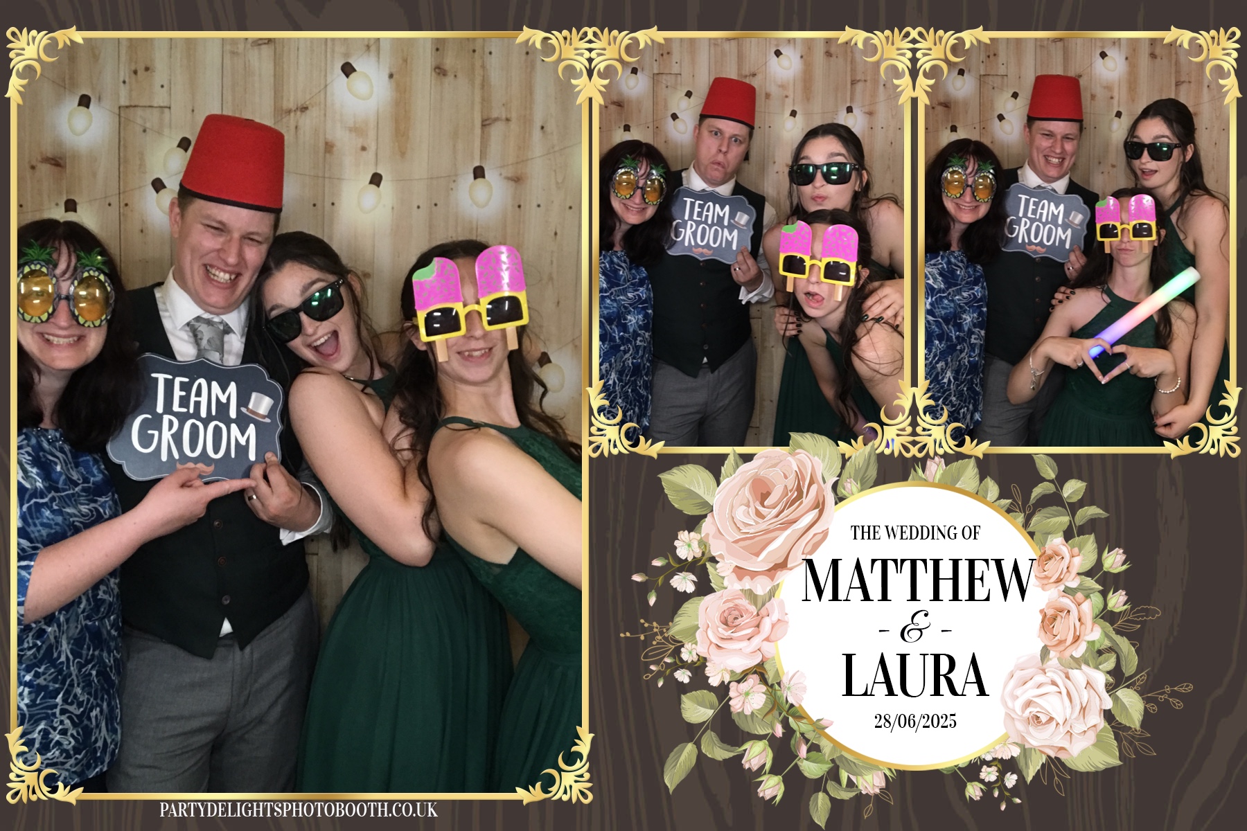 Matthew & Laura's Wedding | View more photos from the event at gallery.partydelightsphotobooth.co.uk/u/PartyDelightsPhotoBooth/Matthew-Lauras-Wedding