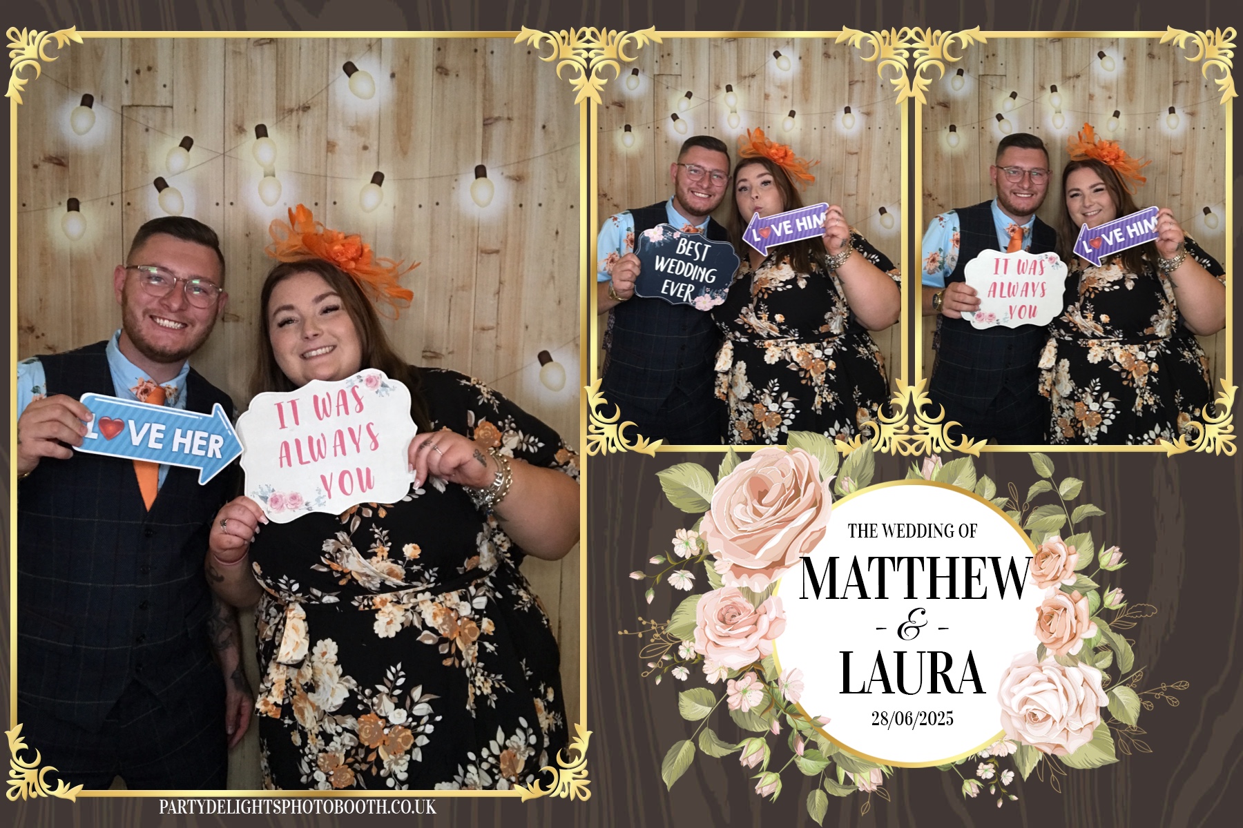 Matthew & Laura's Wedding | View more photos from the event at gallery.partydelightsphotobooth.co.uk/u/PartyDelightsPhotoBooth/Matthew-Lauras-Wedding