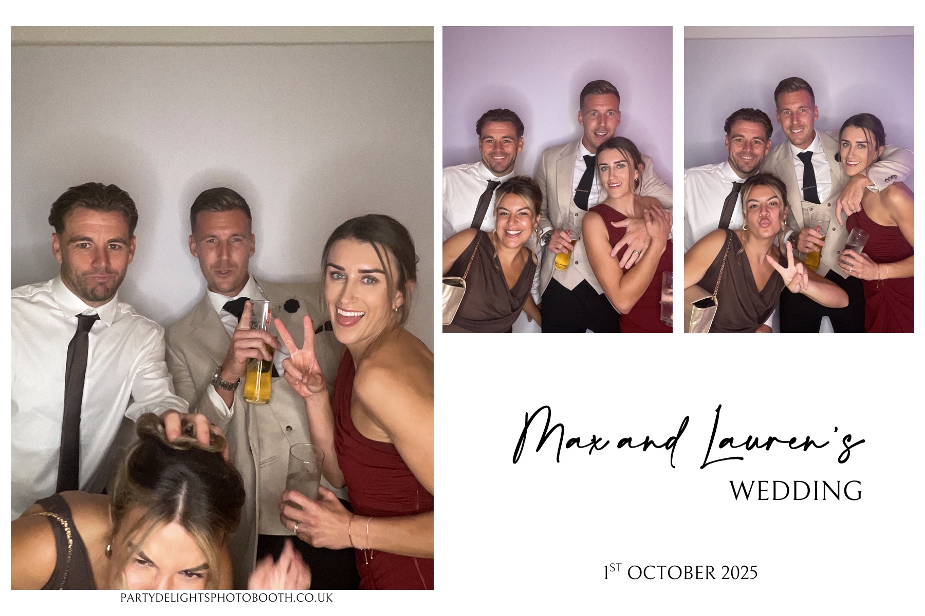 Max and Lauren’s wedding | View more photos from the event at gallery.partydelightsphotobooth.co.uk/u/PartyDelightsPhotoBooth/Max-and-Lauren’s-wedding