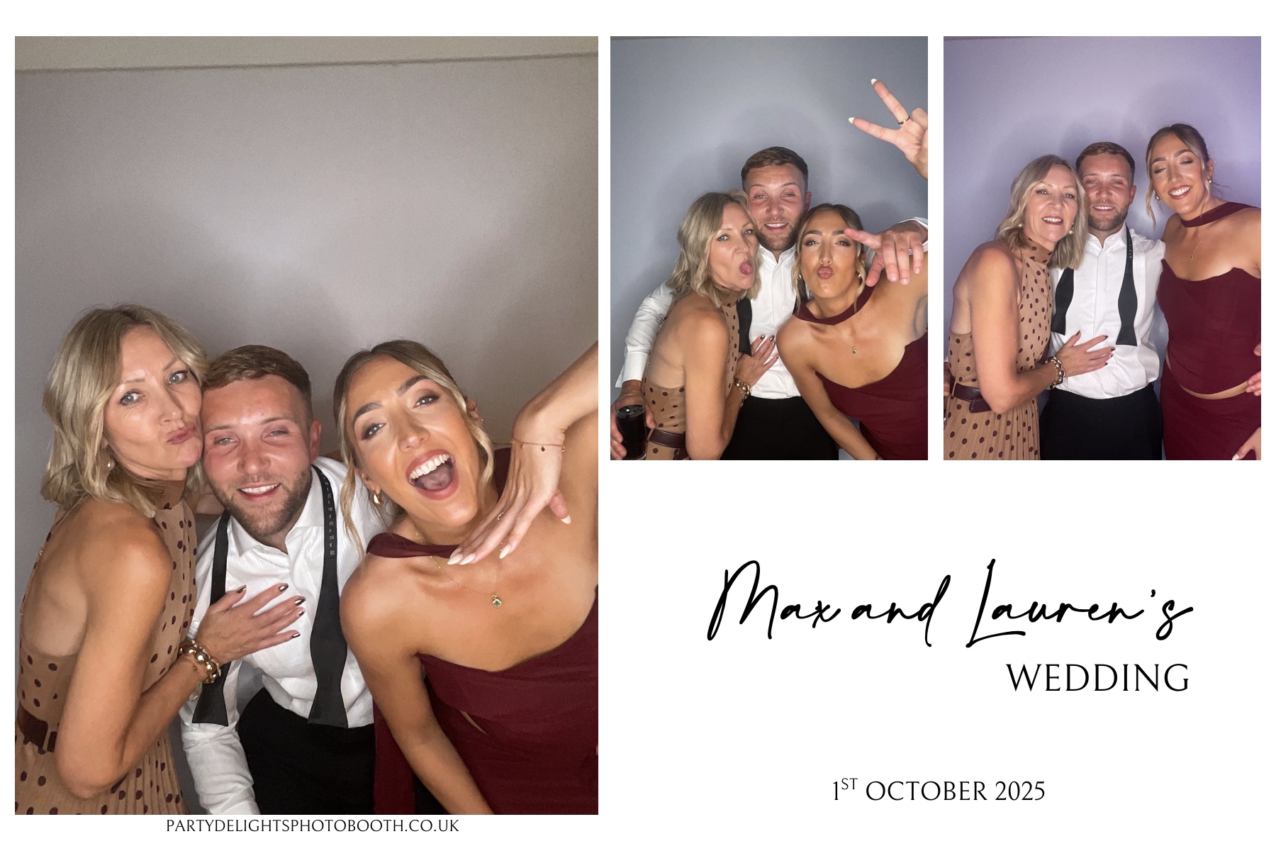 Max and Lauren’s wedding | View more photos from the event at gallery.partydelightsphotobooth.co.uk/u/PartyDelightsPhotoBooth/Max-and-Lauren’s-wedding