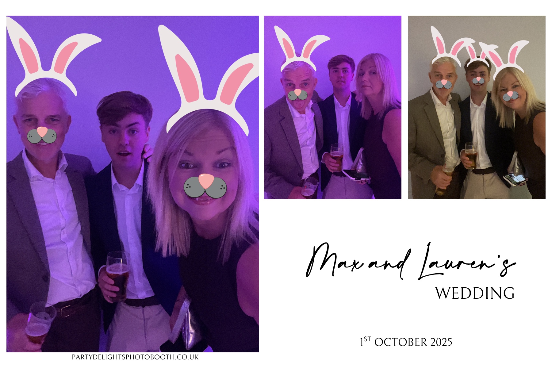 Max and Lauren’s wedding | View more photos from the event at gallery.partydelightsphotobooth.co.uk/u/PartyDelightsPhotoBooth/Max-and-Lauren’s-wedding