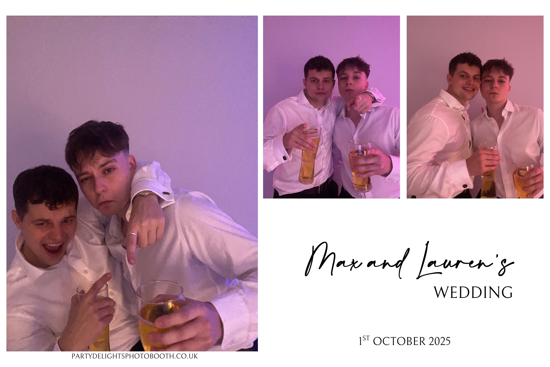 Max and Lauren’s wedding | View more photos from the event at gallery.partydelightsphotobooth.co.uk/u/PartyDelightsPhotoBooth/Max-and-Lauren’s-wedding