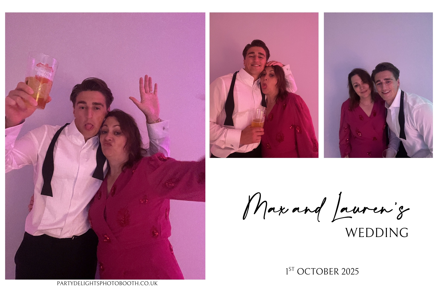 Max and Lauren’s wedding | View more photos from the event at gallery.partydelightsphotobooth.co.uk/u/PartyDelightsPhotoBooth/Max-and-Lauren’s-wedding
