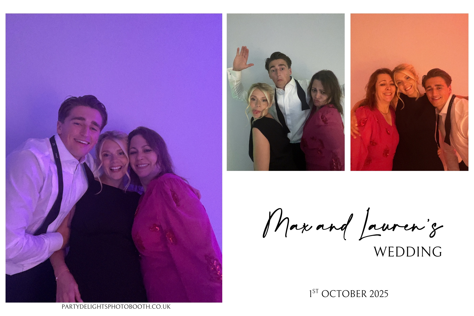 Max and Lauren’s wedding | View more photos from the event at gallery.partydelightsphotobooth.co.uk/u/PartyDelightsPhotoBooth/Max-and-Lauren’s-wedding