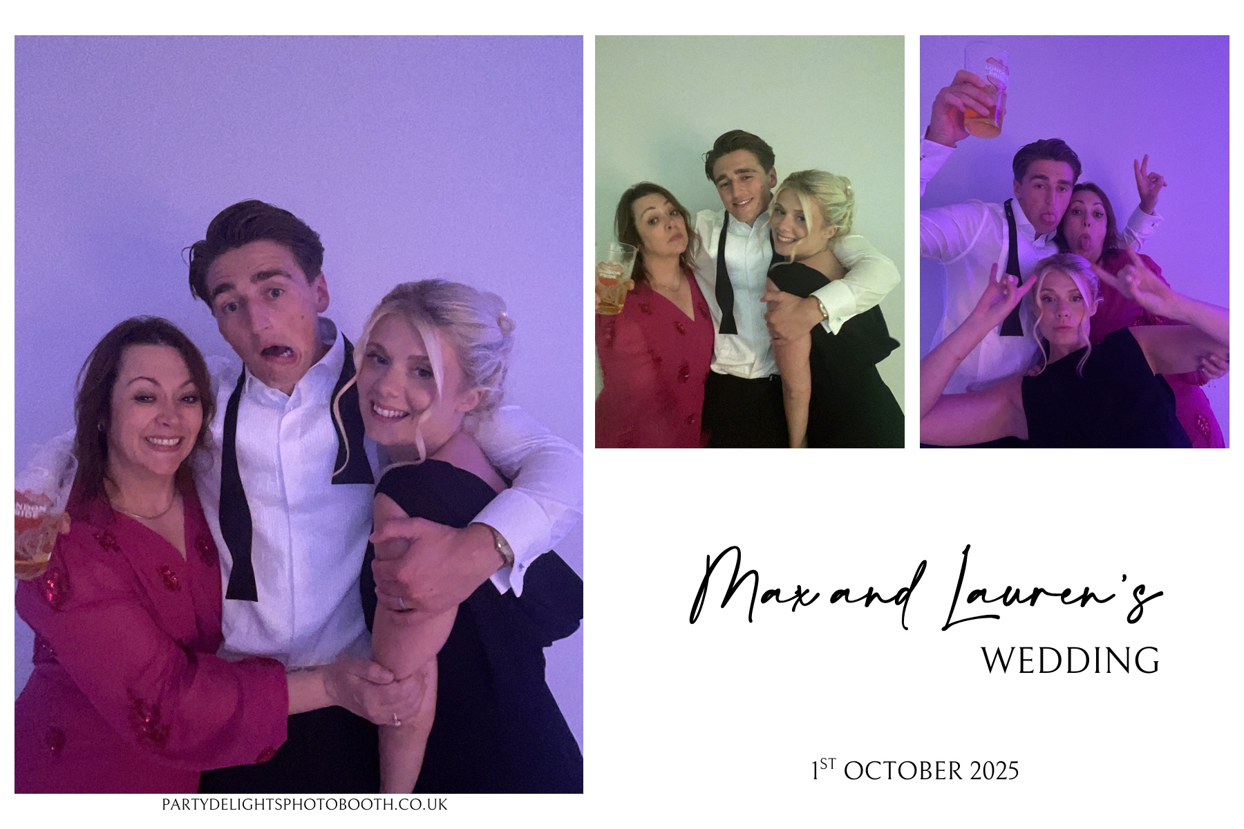 Max and Lauren’s wedding | View more photos from the event at gallery.partydelightsphotobooth.co.uk/u/PartyDelightsPhotoBooth/Max-and-Lauren’s-wedding