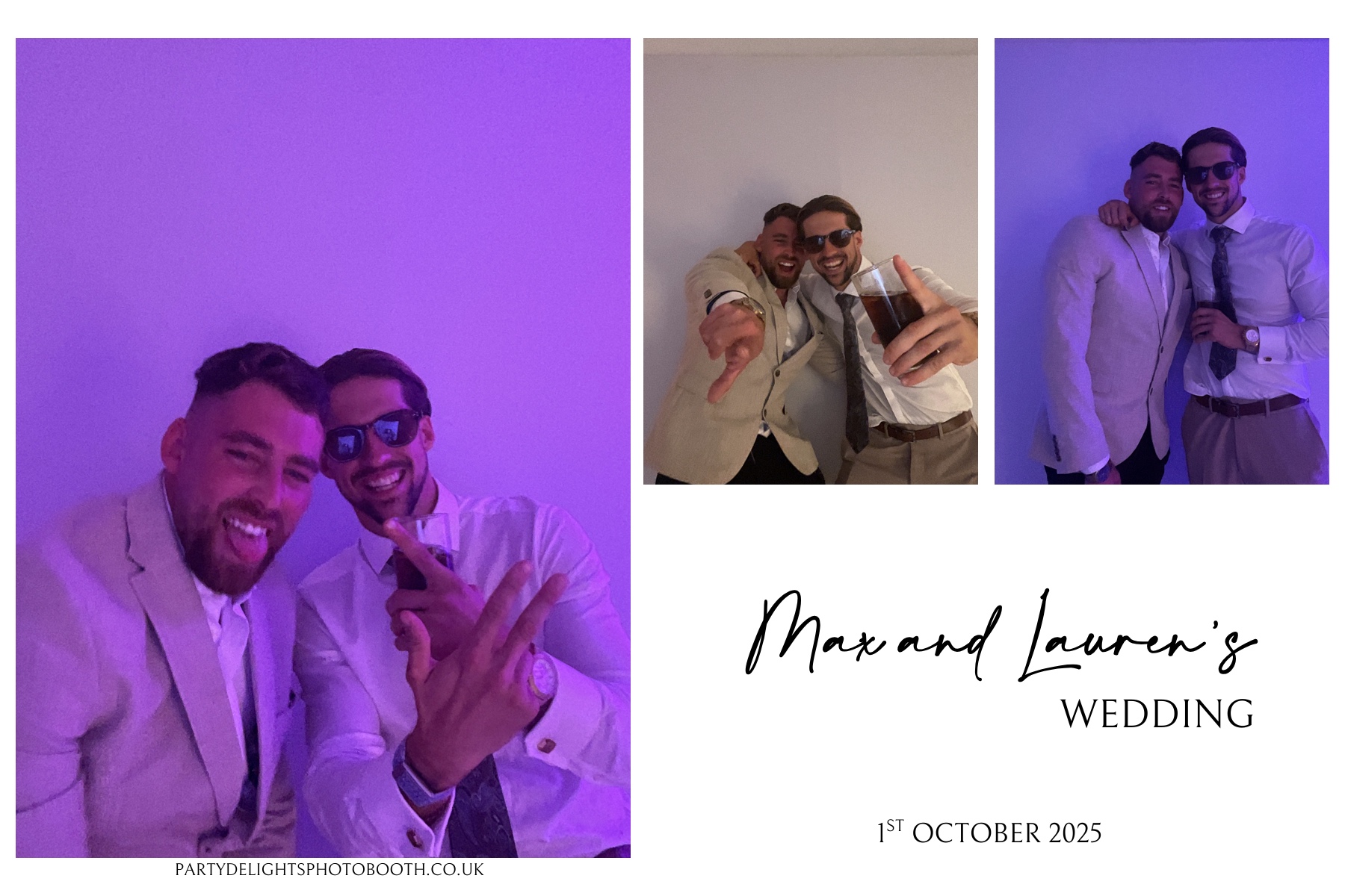 Max and Lauren’s wedding | View more photos from the event at gallery.partydelightsphotobooth.co.uk/u/PartyDelightsPhotoBooth/Max-and-Lauren’s-wedding
