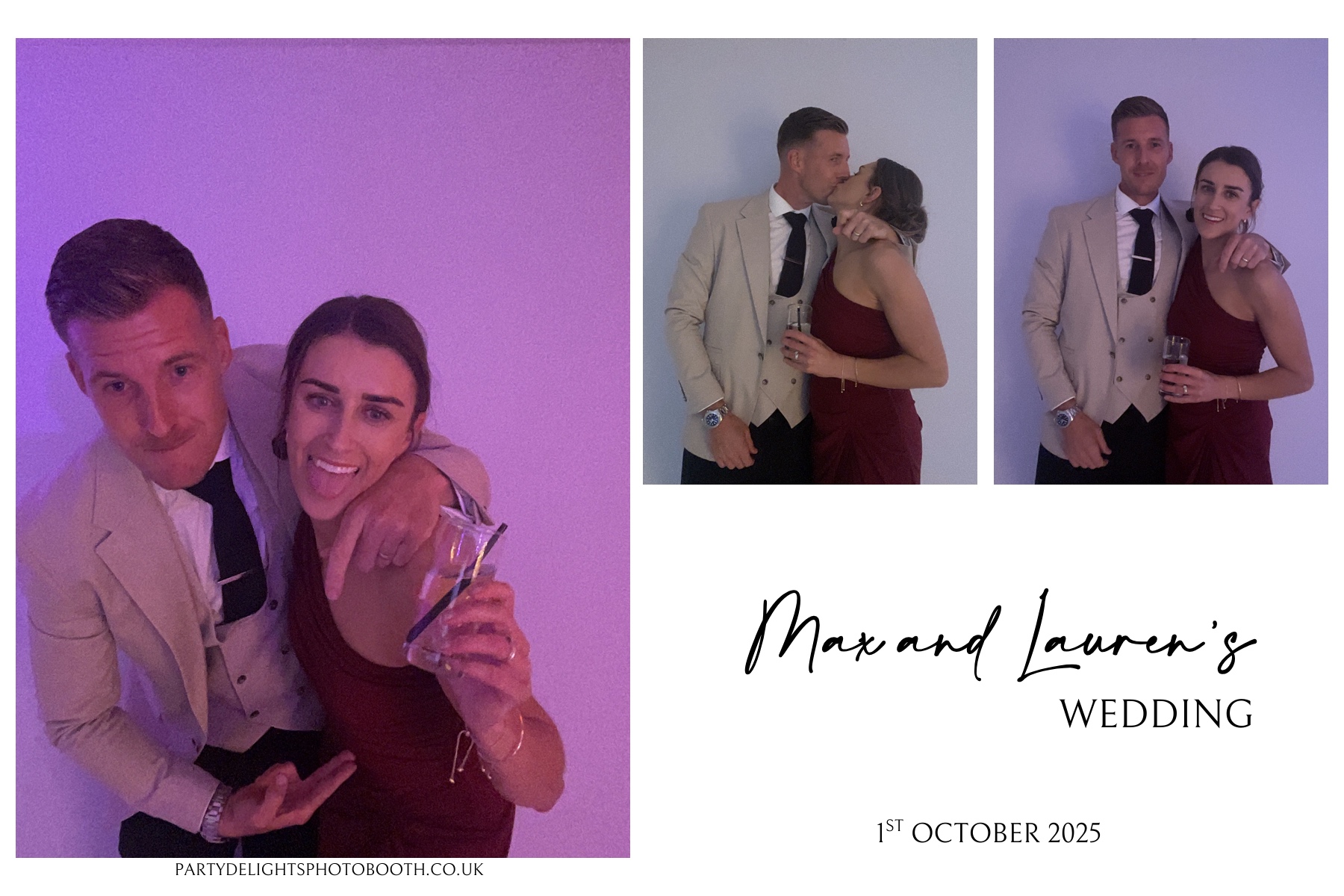 Max and Lauren’s wedding | View more photos from the event at gallery.partydelightsphotobooth.co.uk/u/PartyDelightsPhotoBooth/Max-and-Lauren’s-wedding