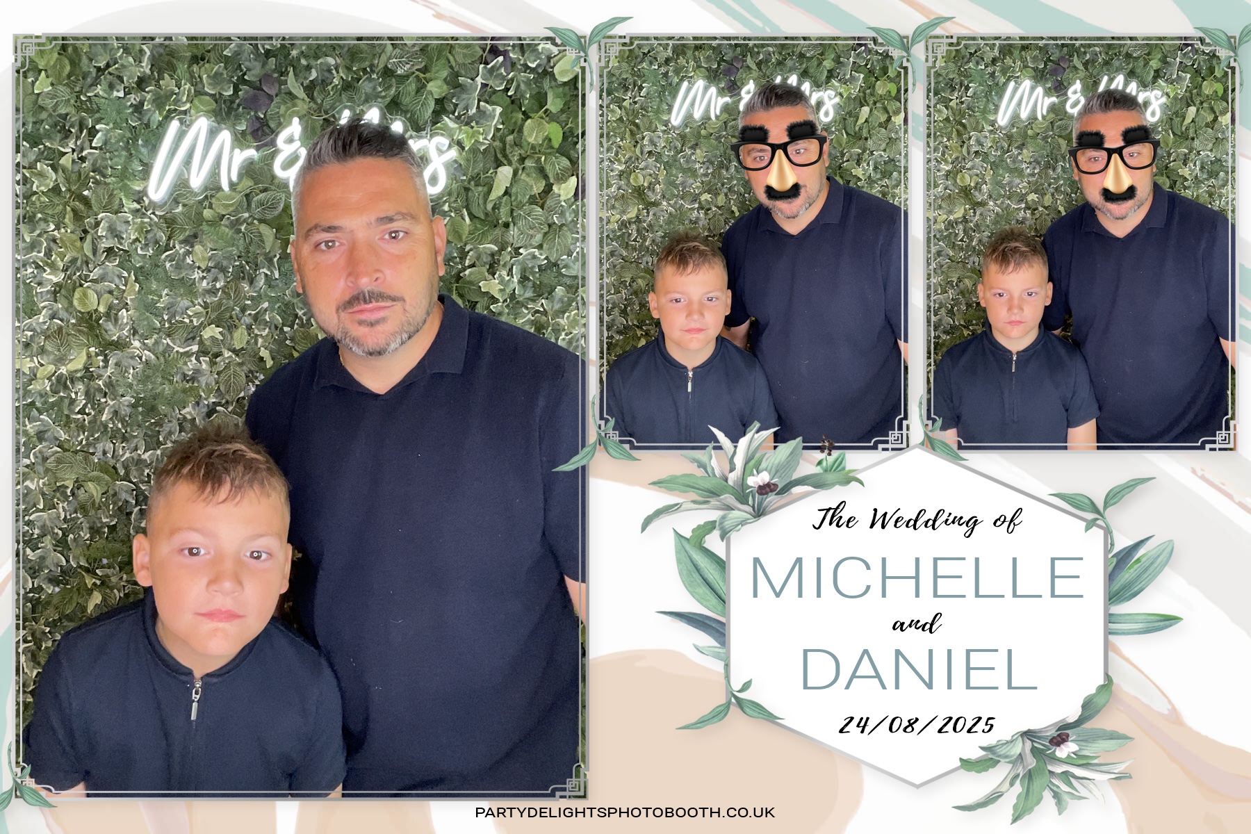 Michelle and Daniel's Wedding | View more photos from the event at gallery.partydelightsphotobooth.co.uk/u/PartyDelightsPhotoBooth/Michelle-and-Daniels-Wedding