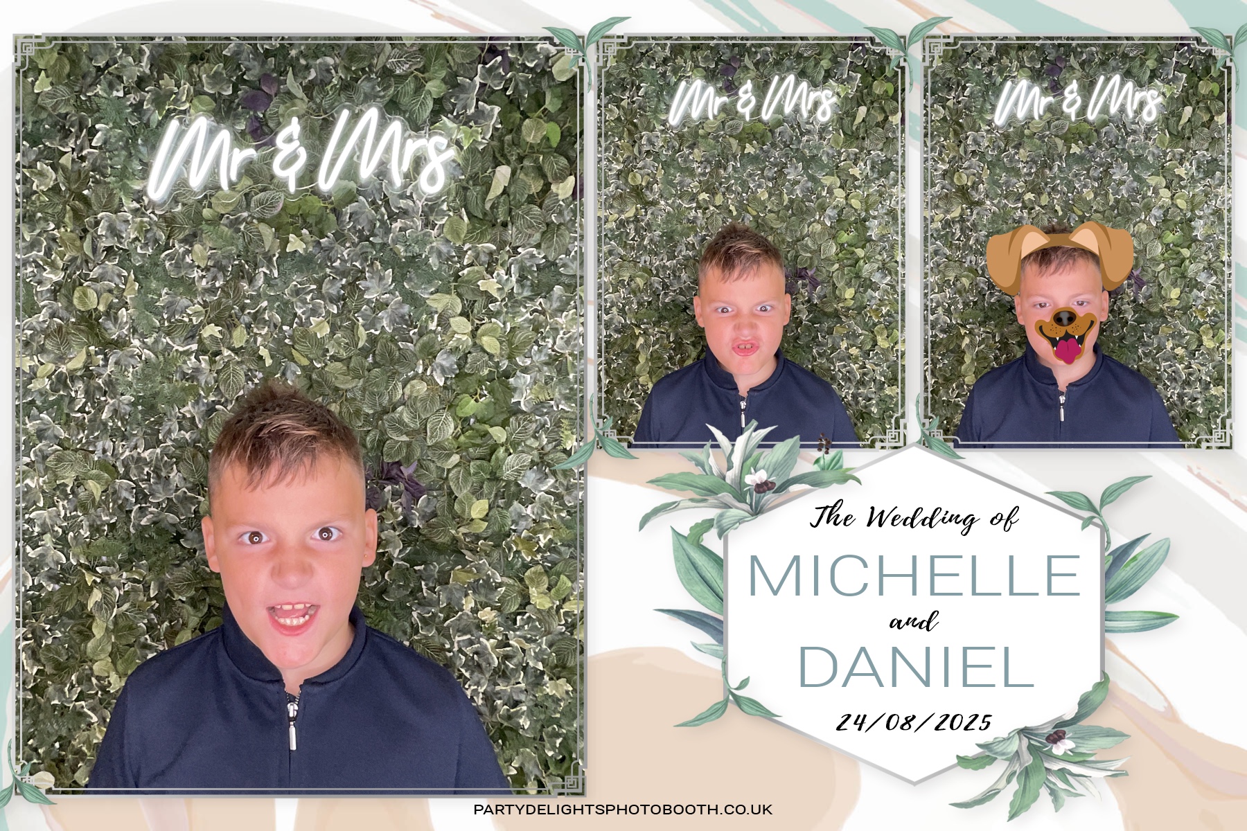 Michelle and Daniel's Wedding | View more photos from the event at gallery.partydelightsphotobooth.co.uk/u/PartyDelightsPhotoBooth/Michelle-and-Daniels-Wedding