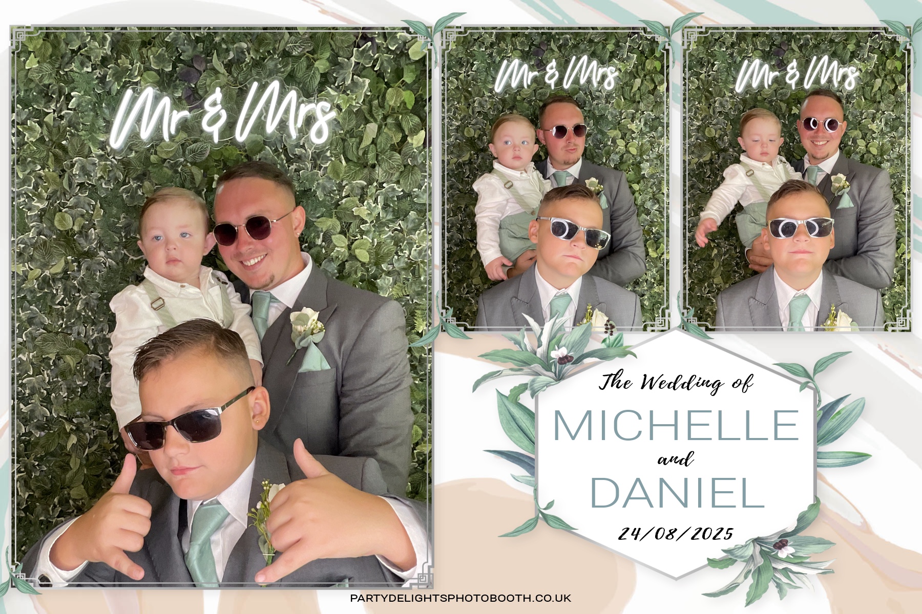 Michelle and Daniel's Wedding | View more photos from the event at gallery.partydelightsphotobooth.co.uk/u/PartyDelightsPhotoBooth/Michelle-and-Daniels-Wedding