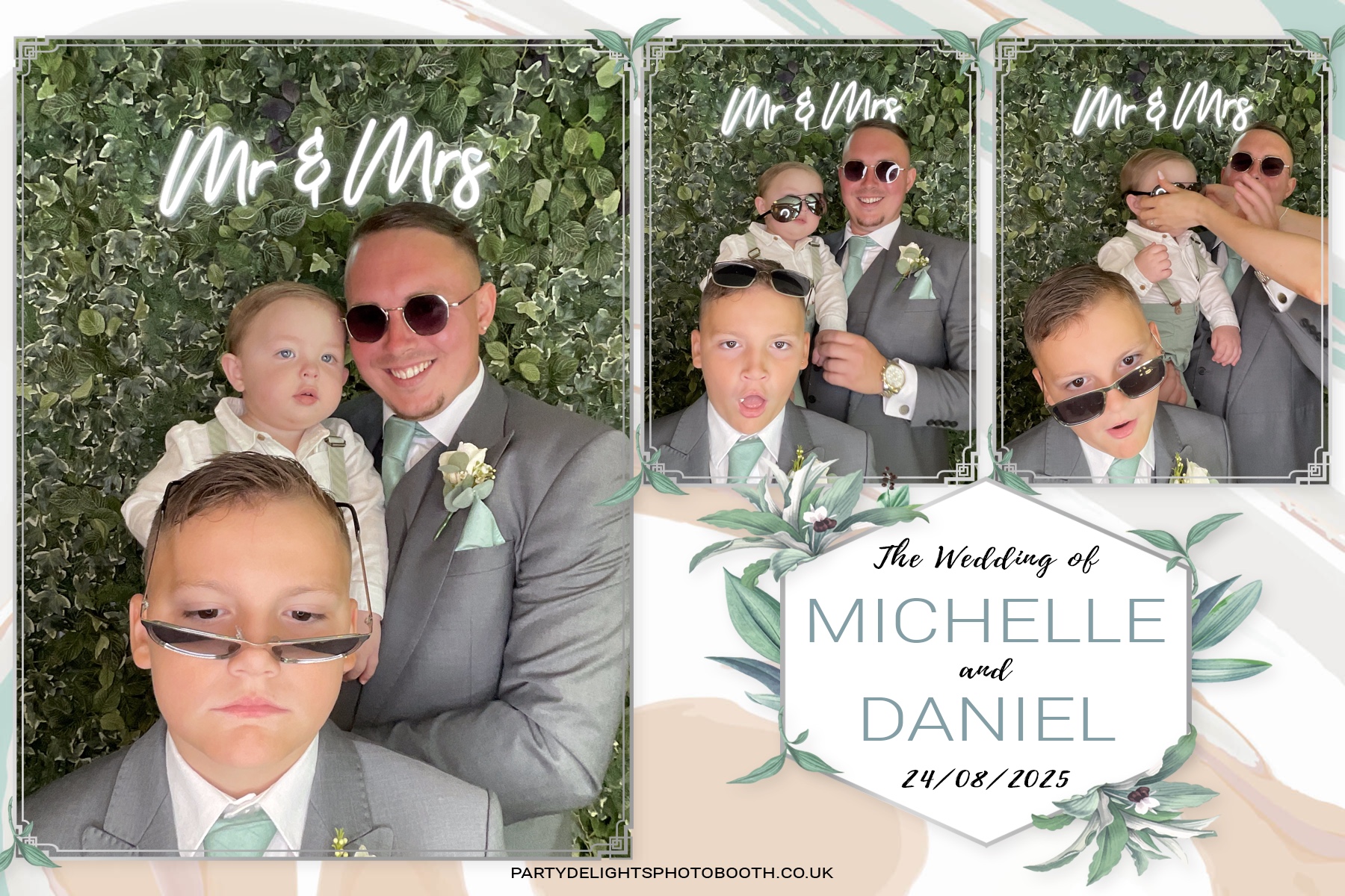 Michelle and Daniel's Wedding | View more photos from the event at gallery.partydelightsphotobooth.co.uk/u/PartyDelightsPhotoBooth/Michelle-and-Daniels-Wedding
